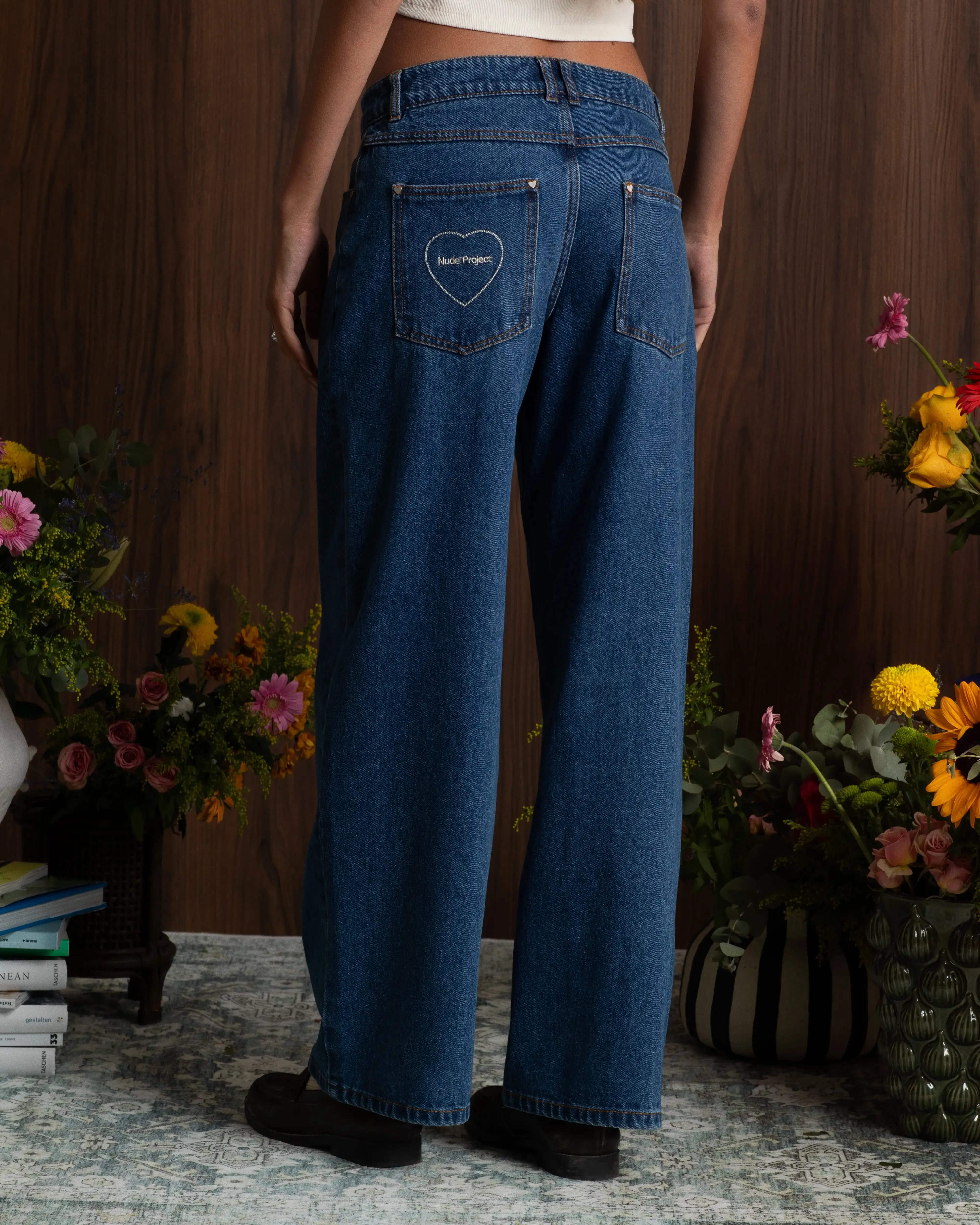 Old Baggy Woman Jeans Indigo sold by Nude Project product image thumbnail 5