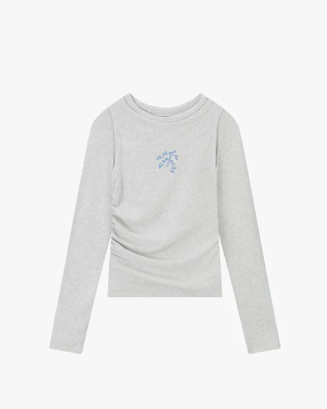 Kairo Long-Sleeve Tee Grey sold by Nude Project