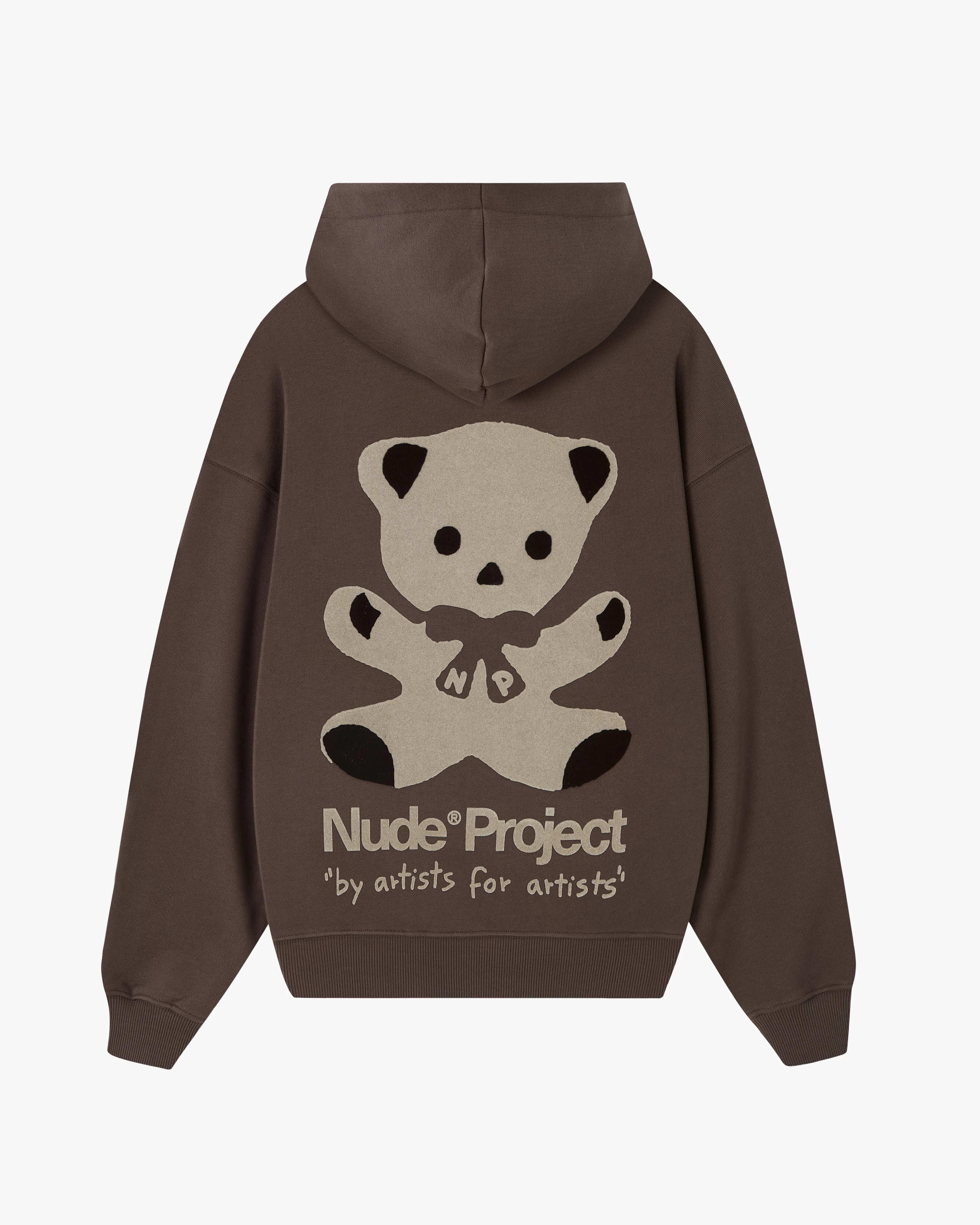 Bear Hoodie Brown sold by Nude Project