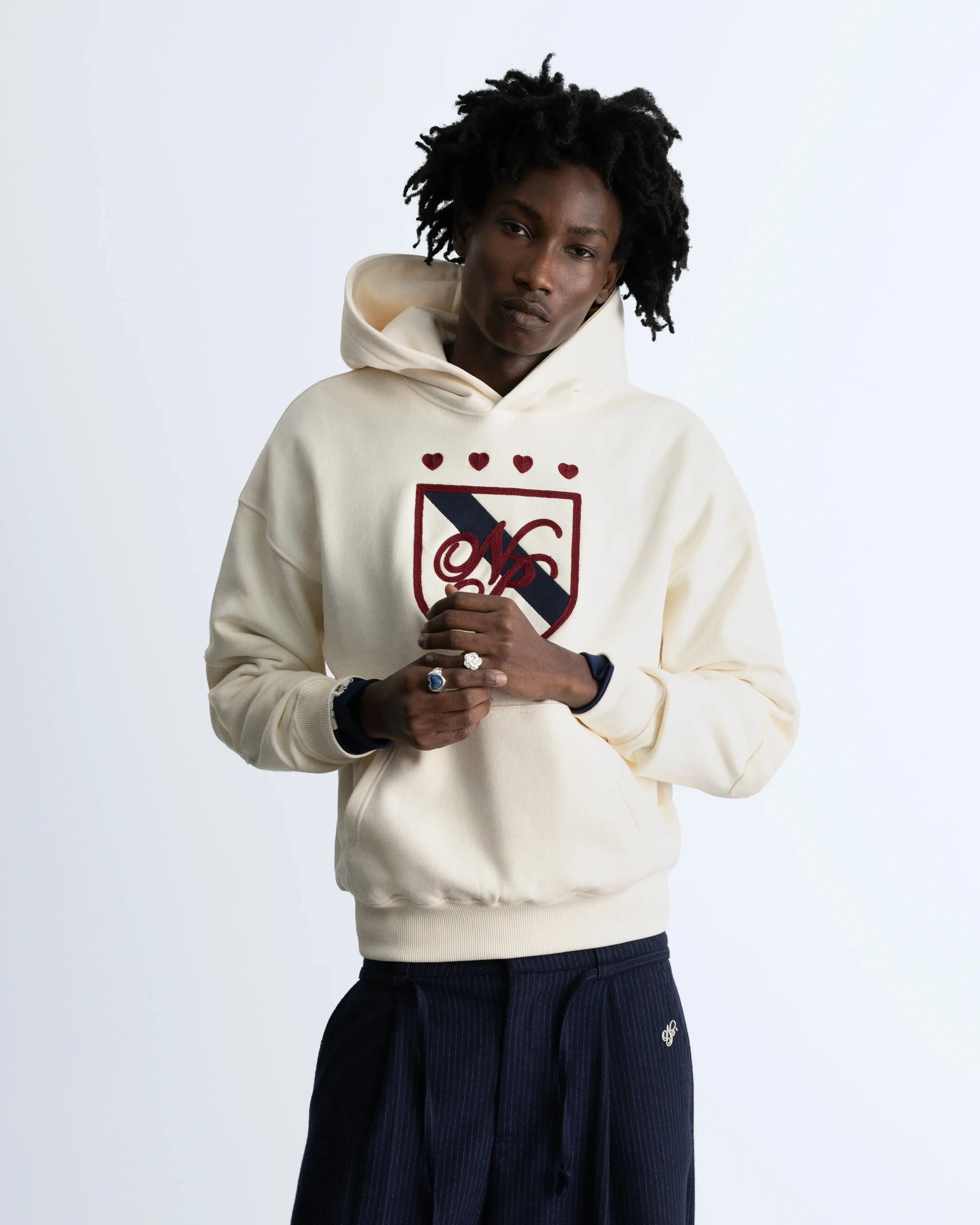 Ronin Hoodie Marshmallow sold by Nude Project product image thumbnail 2