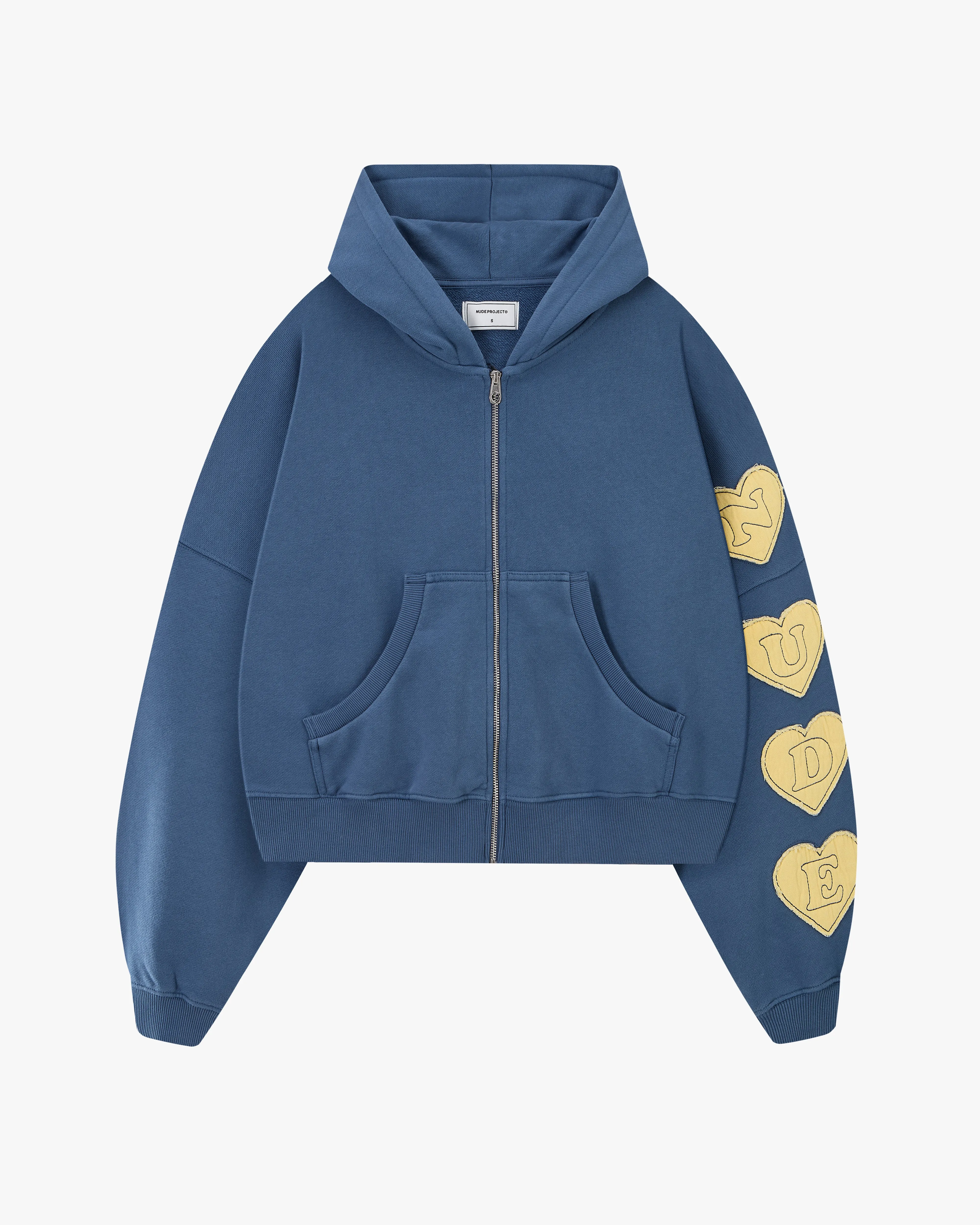 ANMHE Zip-Up Hoodie Blue sold by Nude Project product image thumbnail 2