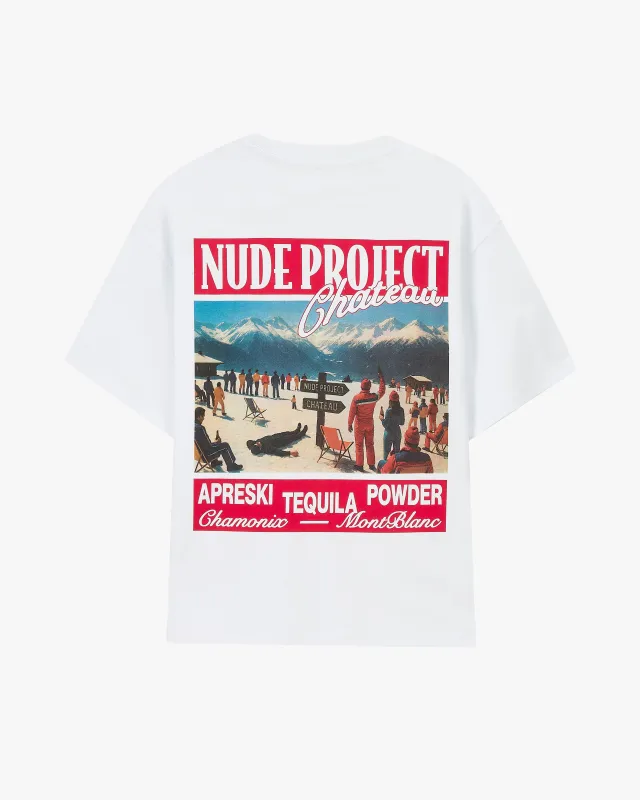 Chamonix Tee White sold by Nude Project