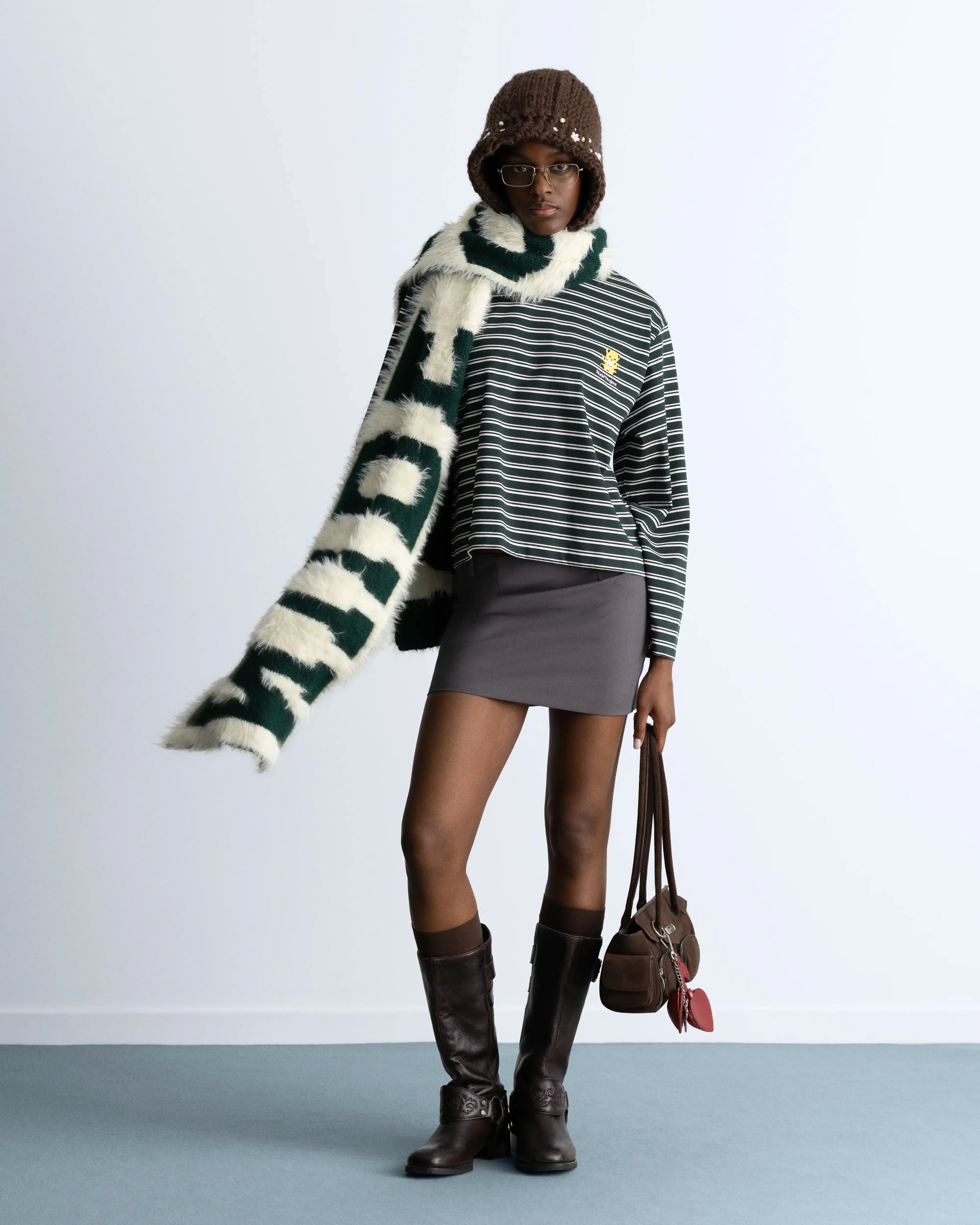 Big Logo Scarf sold by Nude Project product image thumbnail 2