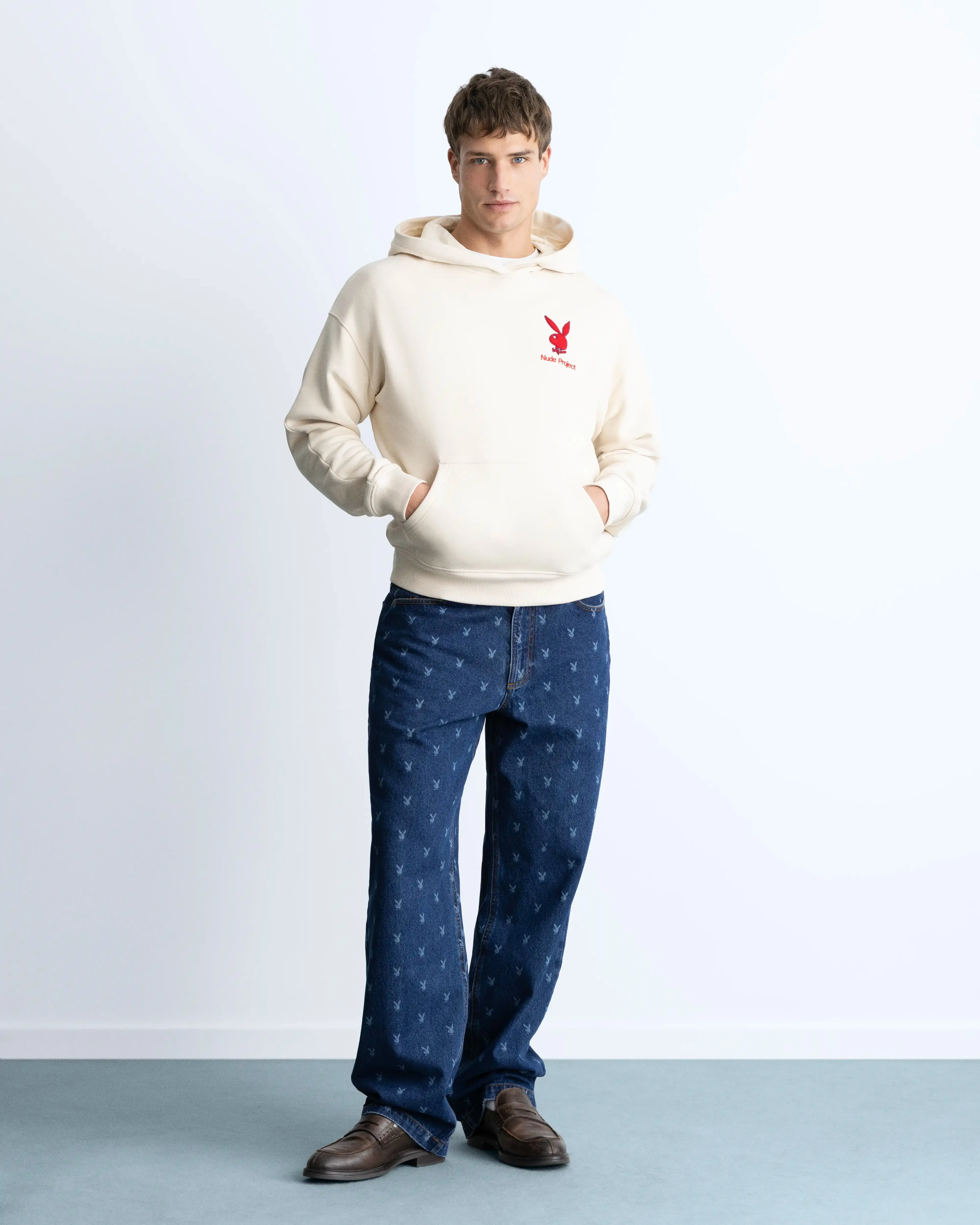 Playboy Hoodie Marshmallow sold by Nude Project product image thumbnail 5