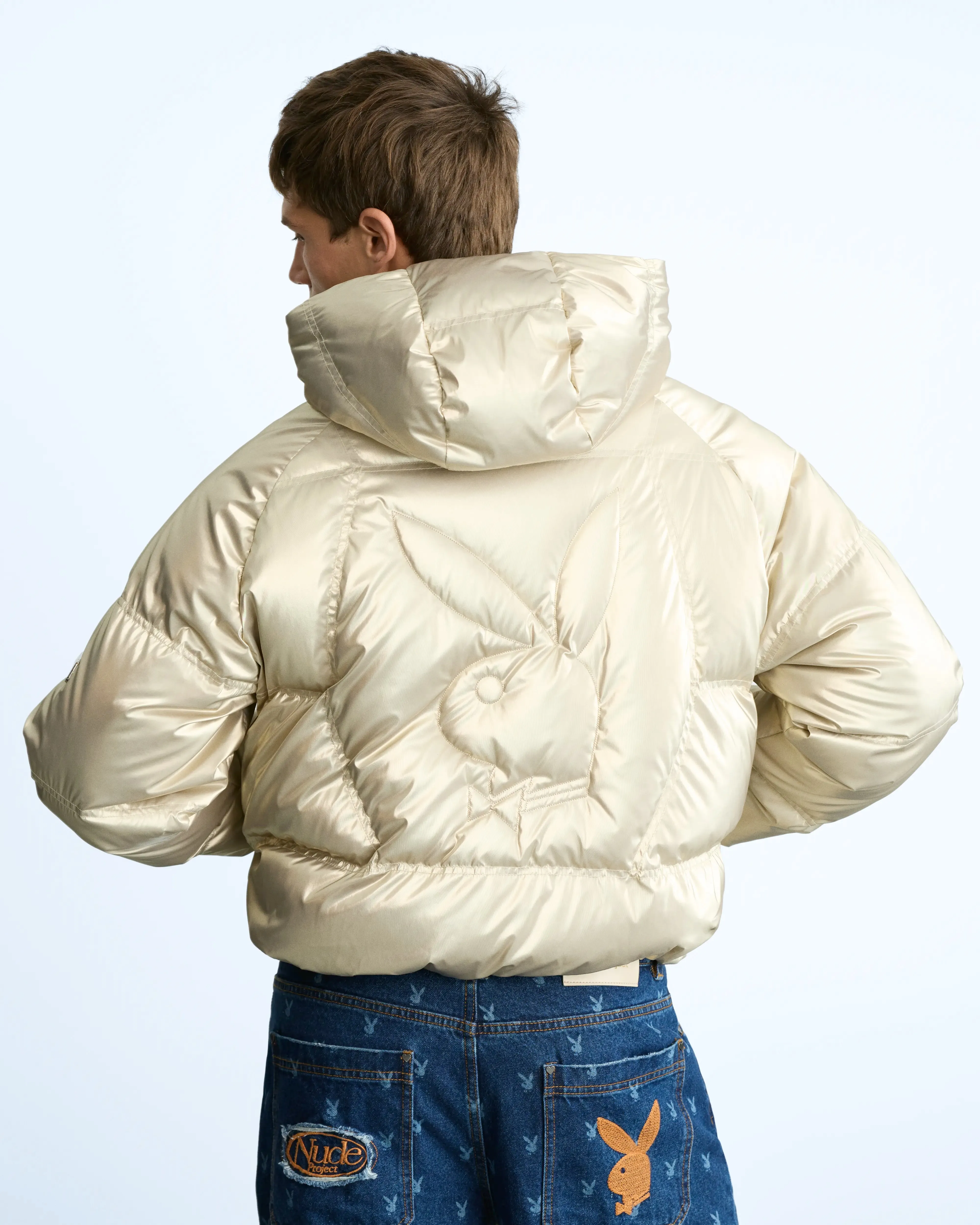 Playboy Logo Puffer sold by Nude Project product image thumbnail 4