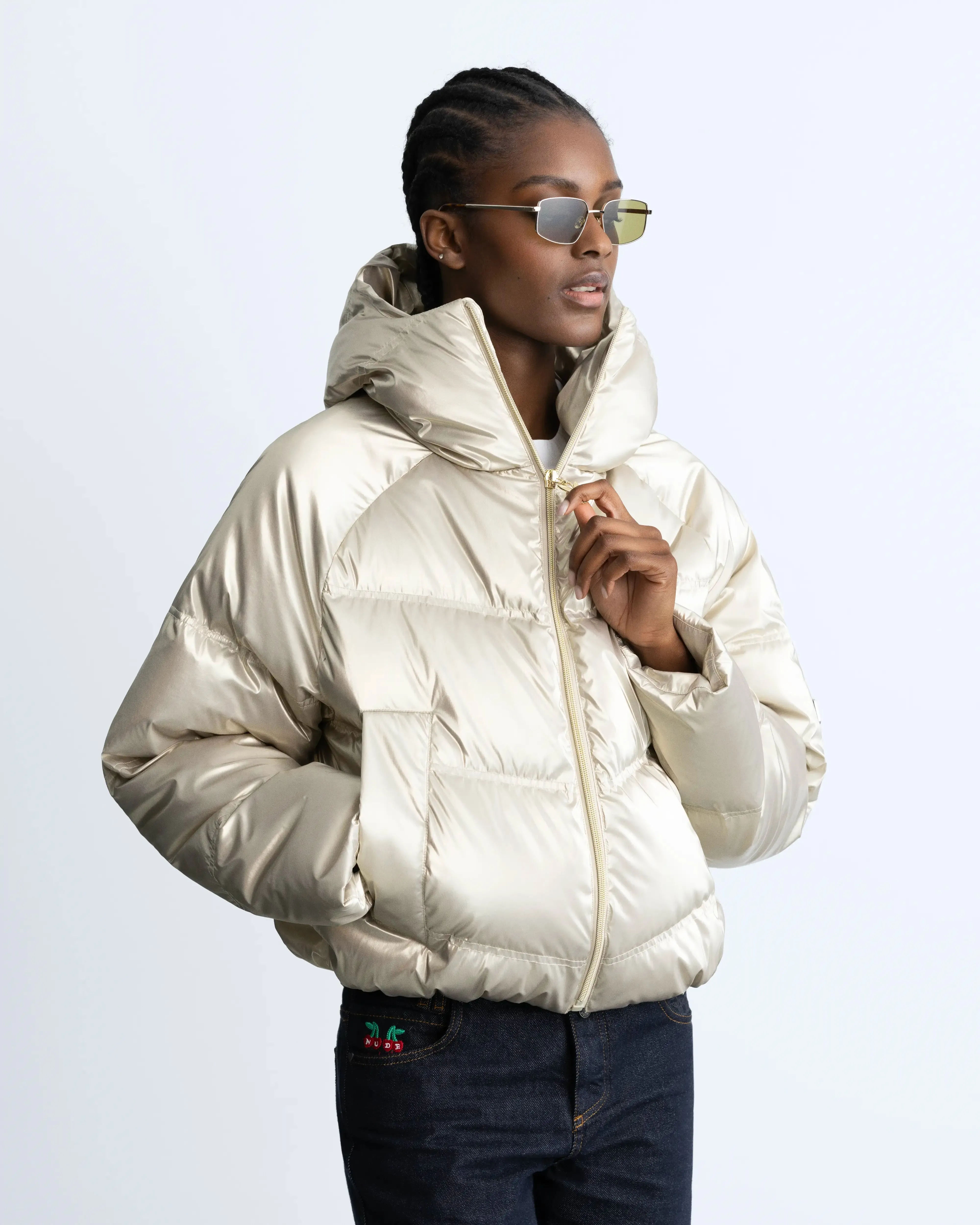 Playboy Logo Puffer sold by Nude Project product image thumbnail 5