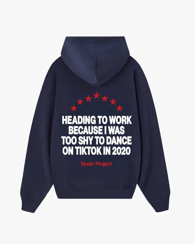 9-5 Hoodie Navy sold by Nude Project