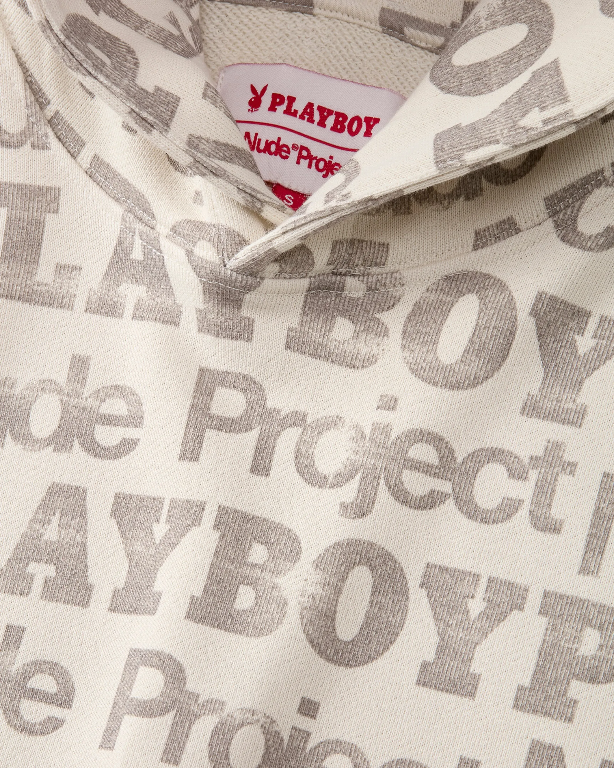 Playboy Print Hoodie Marshmallow sold by Nude Project product image thumbnail 5