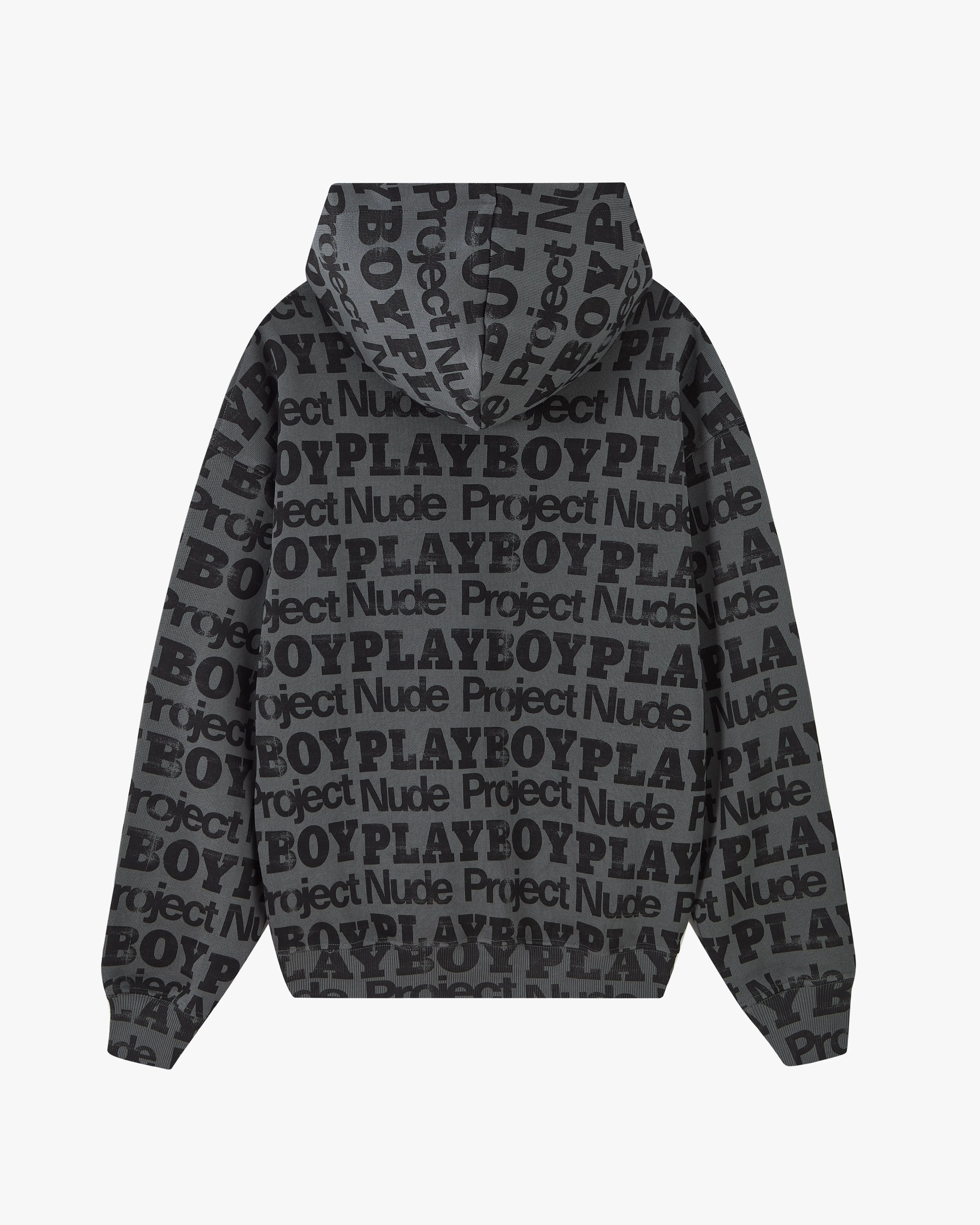 Playboy Print Hoodie Ash sold by Nude Project product image thumbnail 3