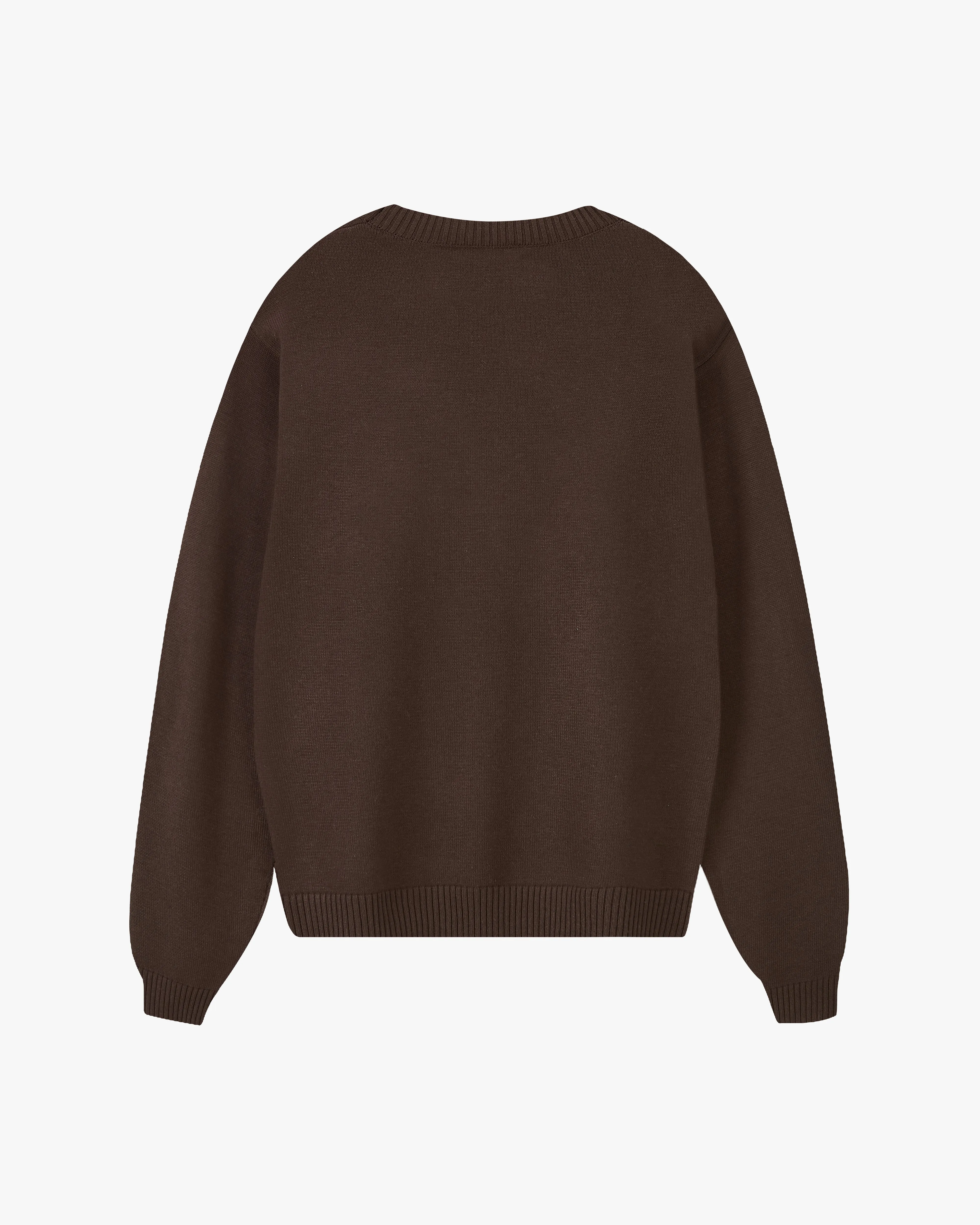 Cherry Logo Knit Sweater Brown sold by Nude Project product image thumbnail 3