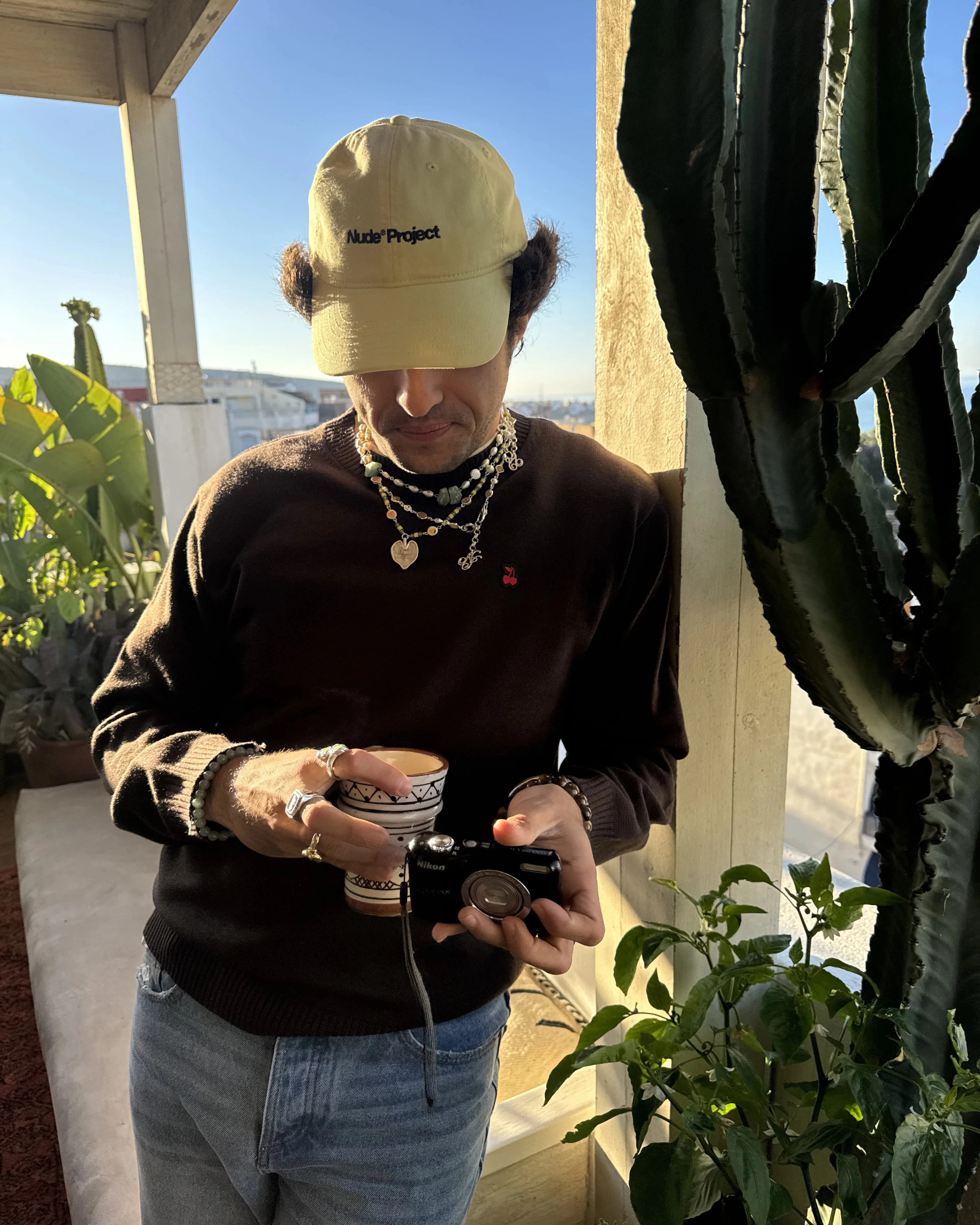 Cherry Logo Knit Sweater Brown sold by Nude Project product image thumbnail 4