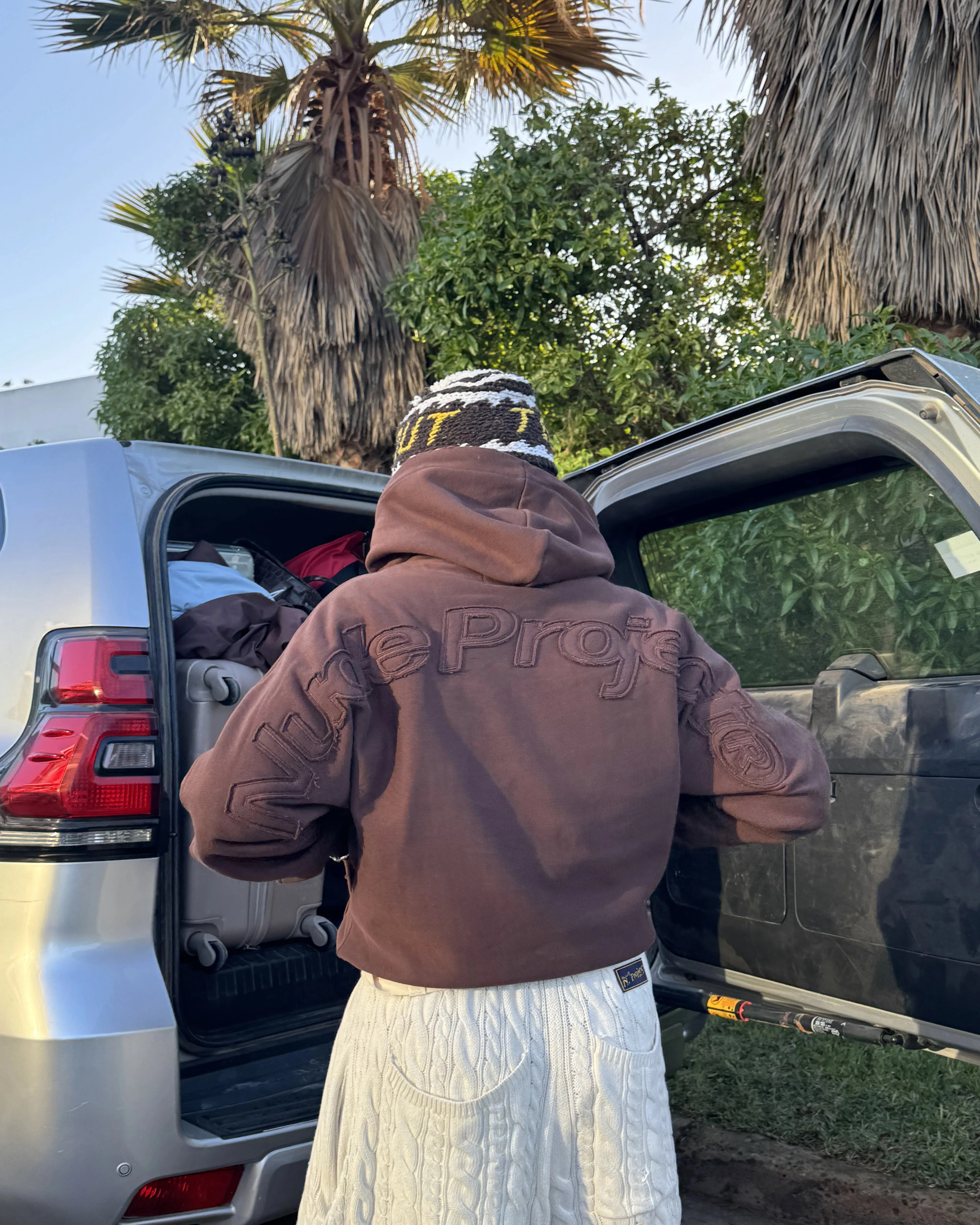 Marble Hoodie Brown sold by Nude Project product image thumbnail 2