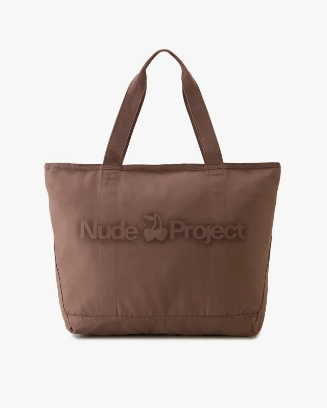 Canvas Tote Bag Brown sold by Nude Project
