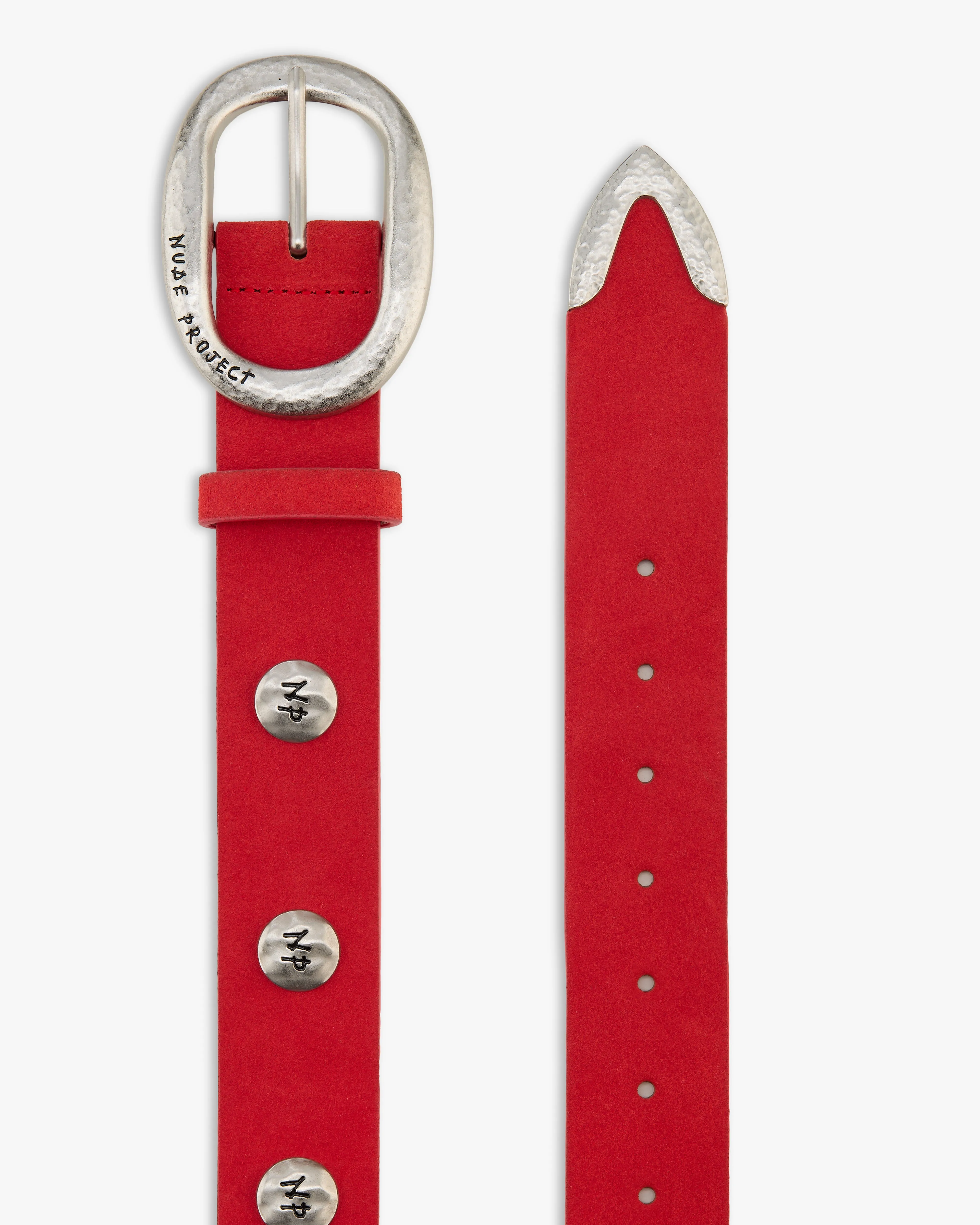 Suede Belt Red sold by Nude Project product image thumbnail 4