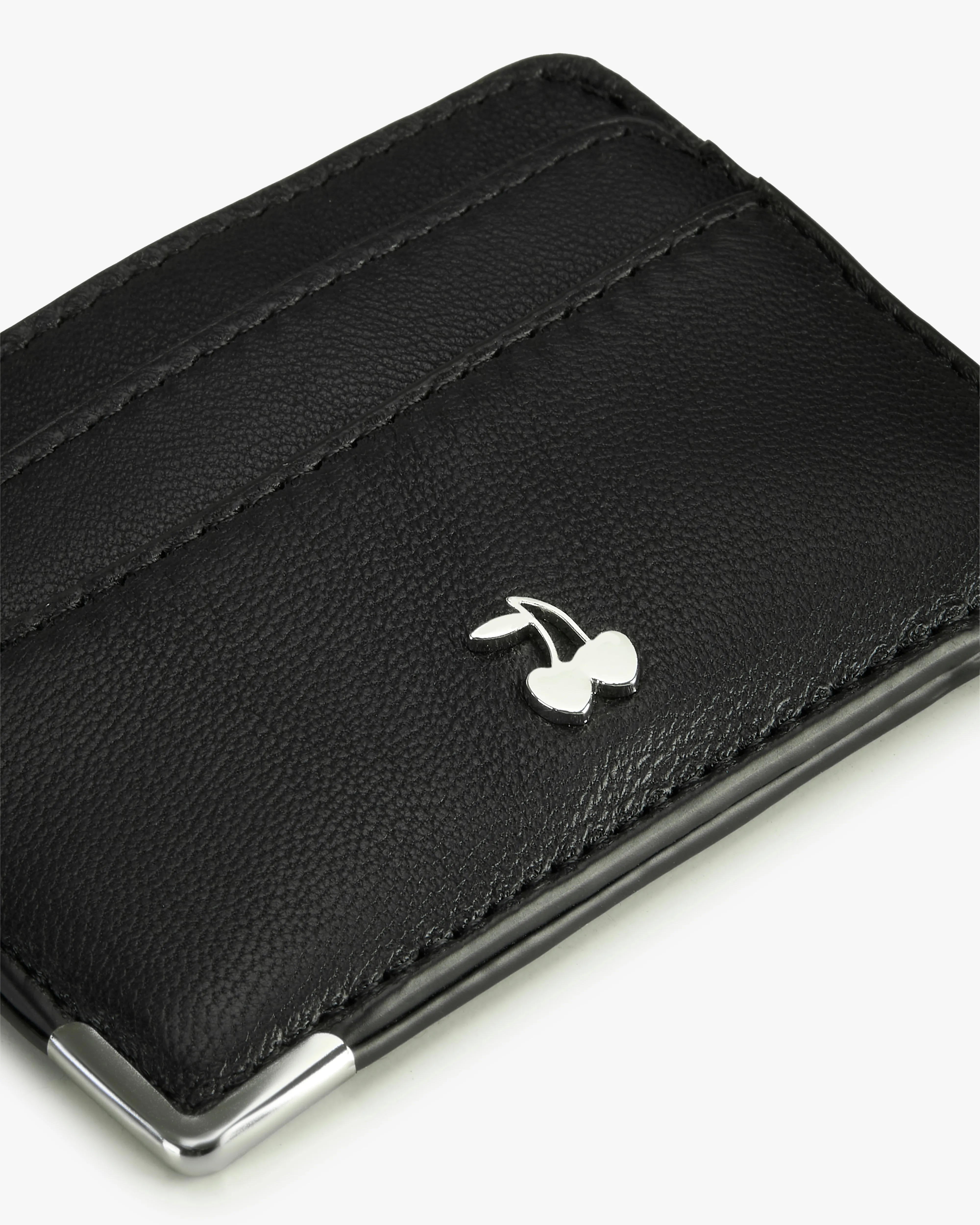 Rose Leather Cardholder Black sold by Nude Project product image thumbnail 4