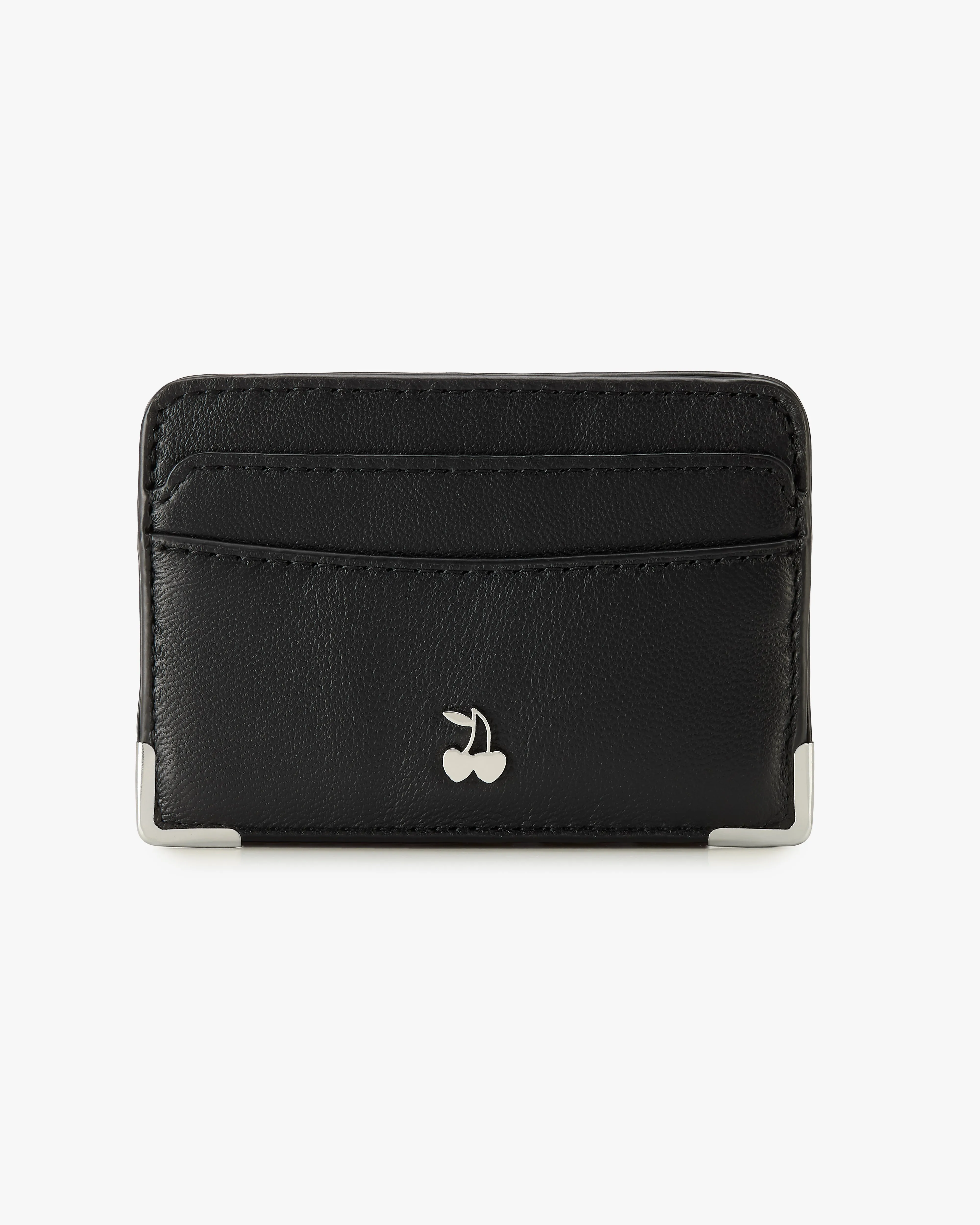 Rose Leather Cardholder Black sold by Nude Project