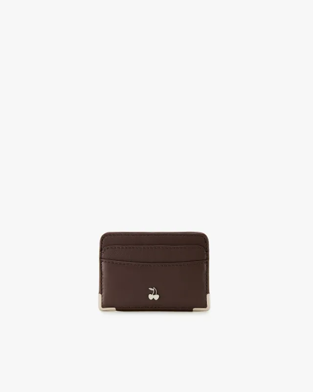 Rose Leather Cardholder Brown sold by Nude Project