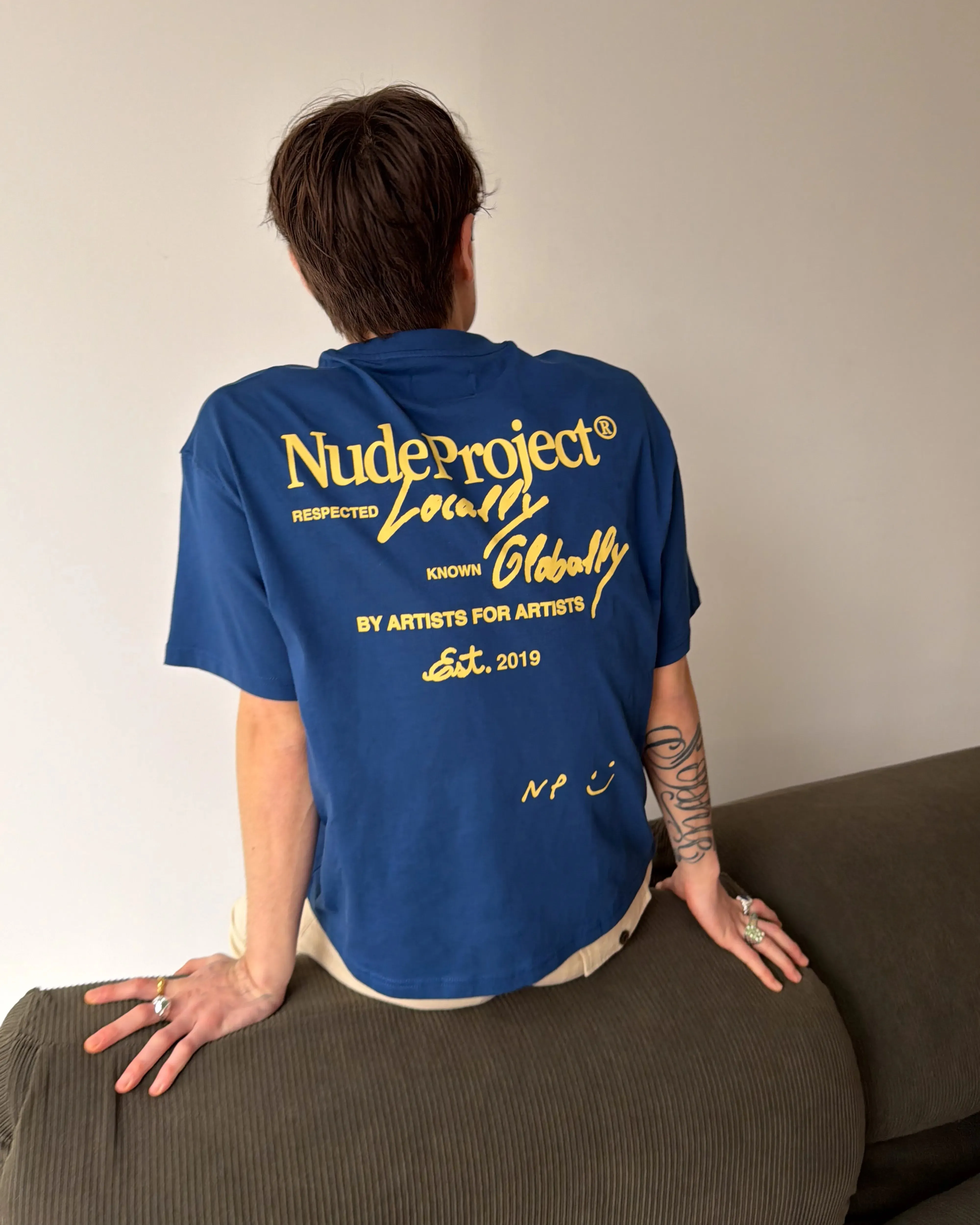 Global Soon Tee Blue sold by Nude Project product image thumbnail 3