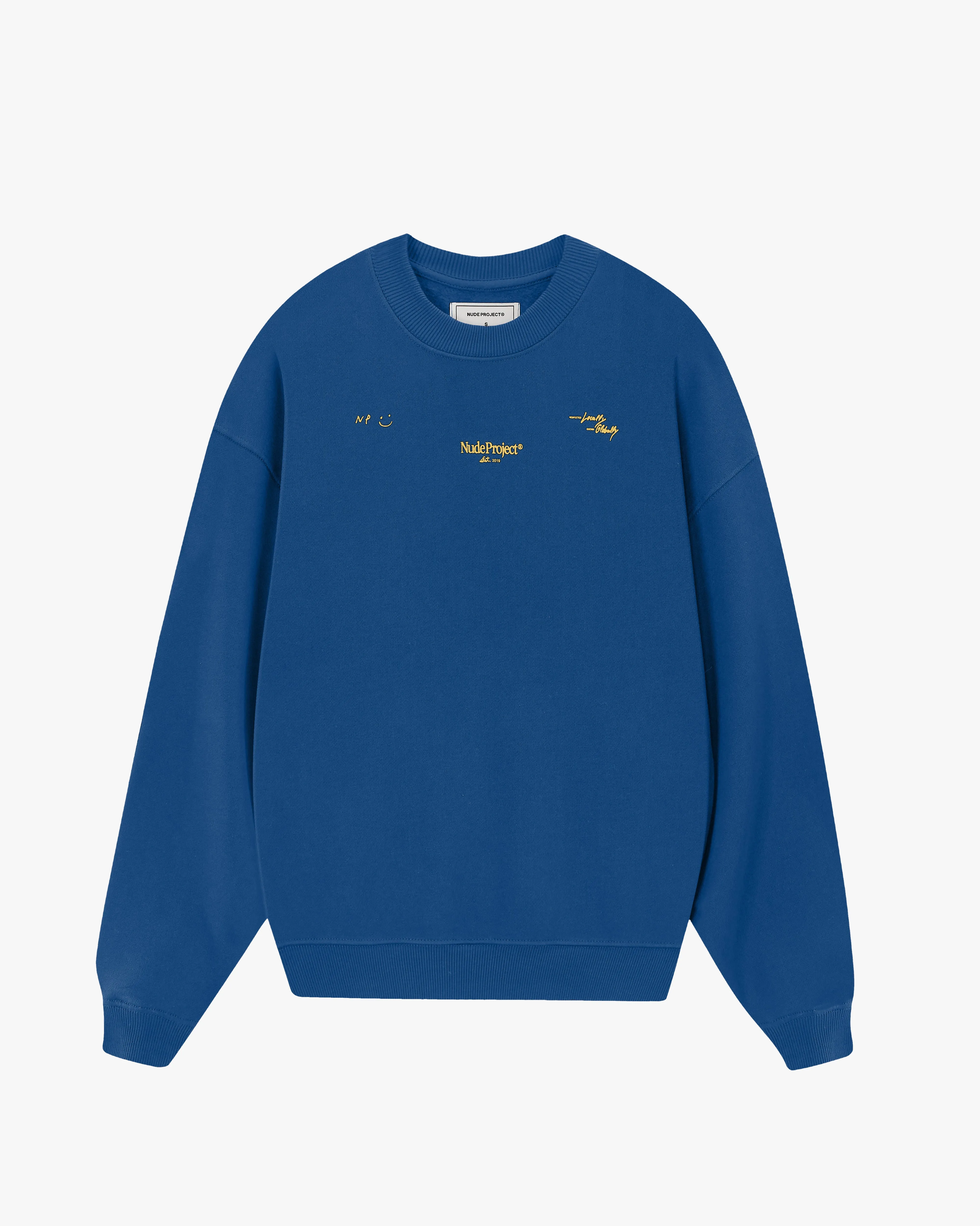 Global Soon Sweatshirt Blue sold by Nude Project product image thumbnail 3