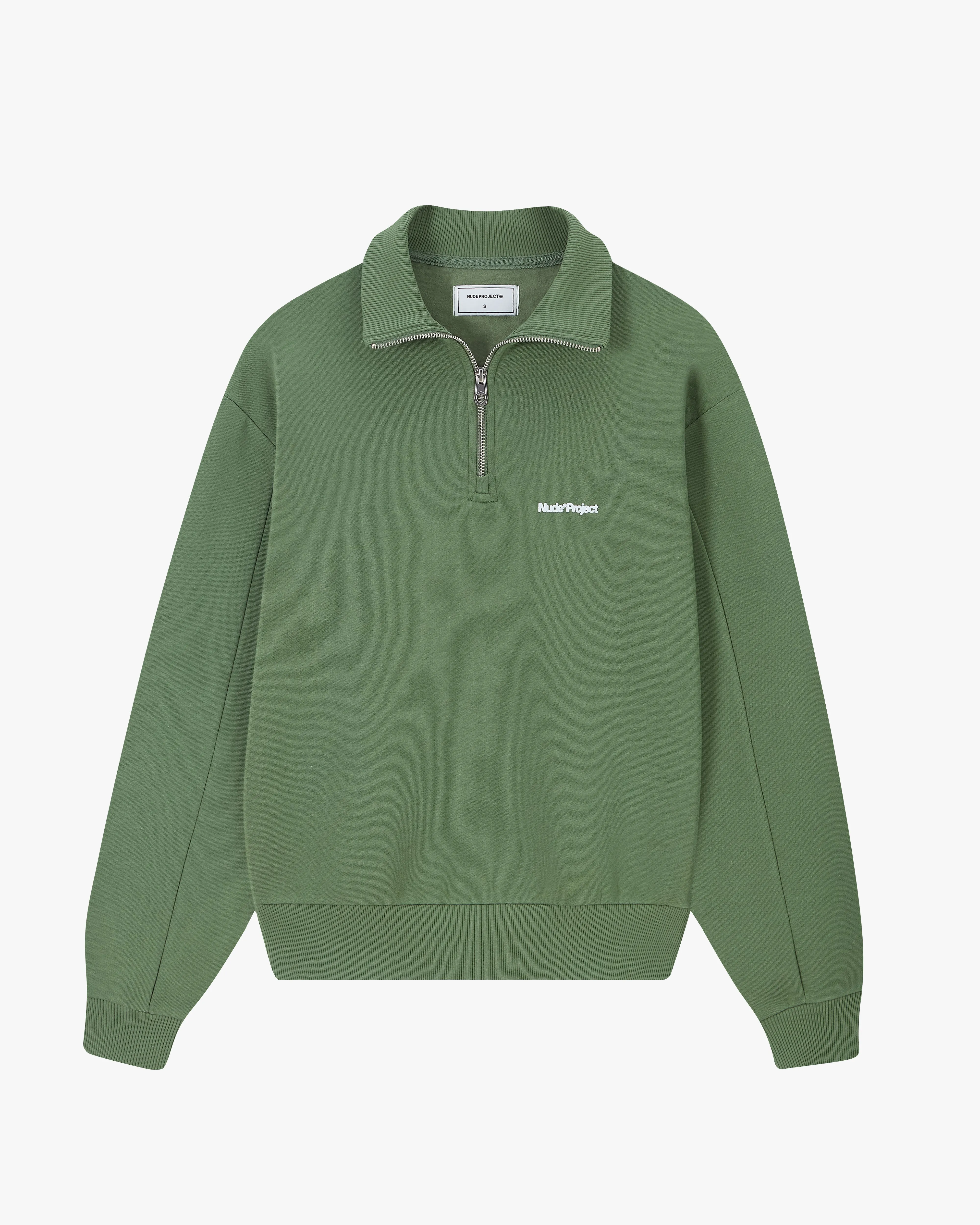 Origins Quarter-Zip Green sold by Nude Project