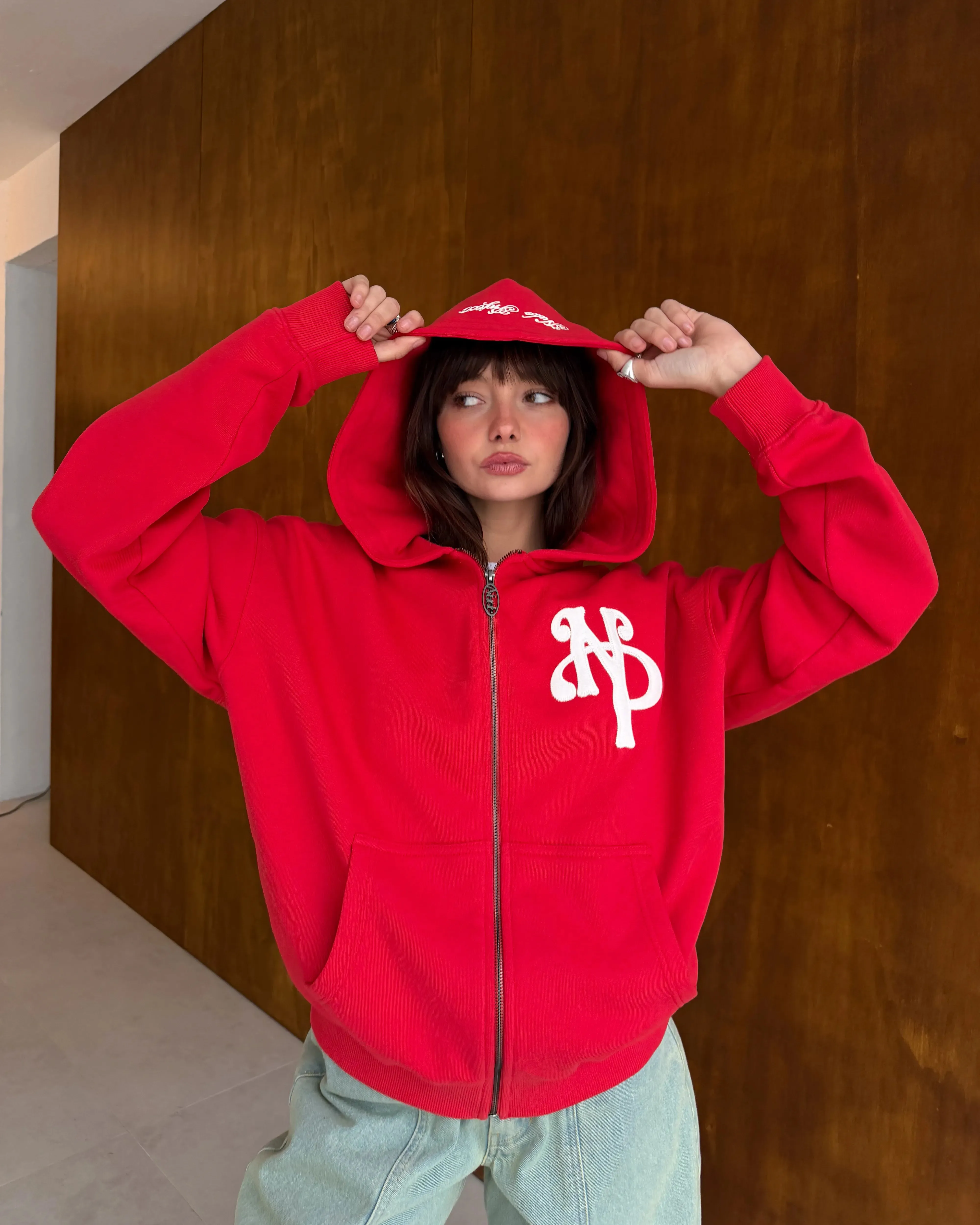 Kill Bill Zip-Up Hoodie Red sold by Nude Project product image thumbnail 4