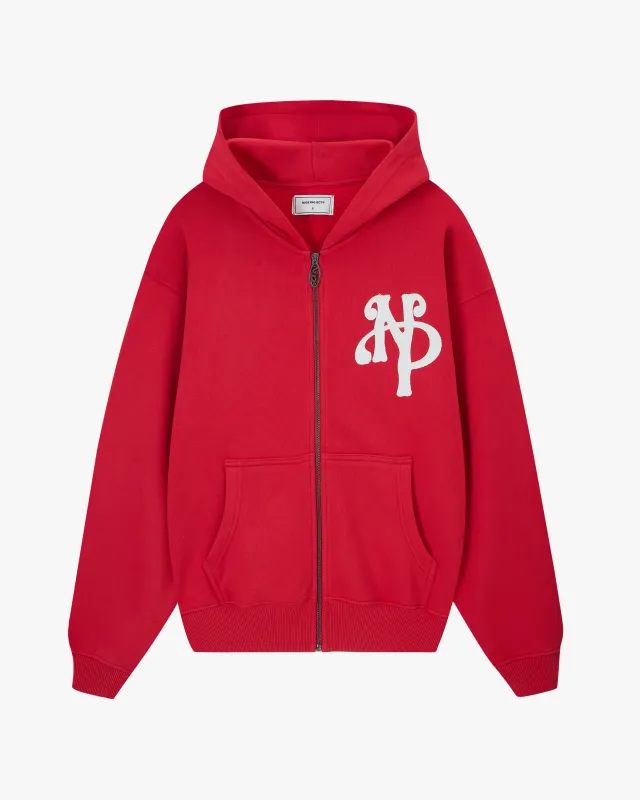 Kill Bill Zip-Up Hoodie Red made by Nude Project