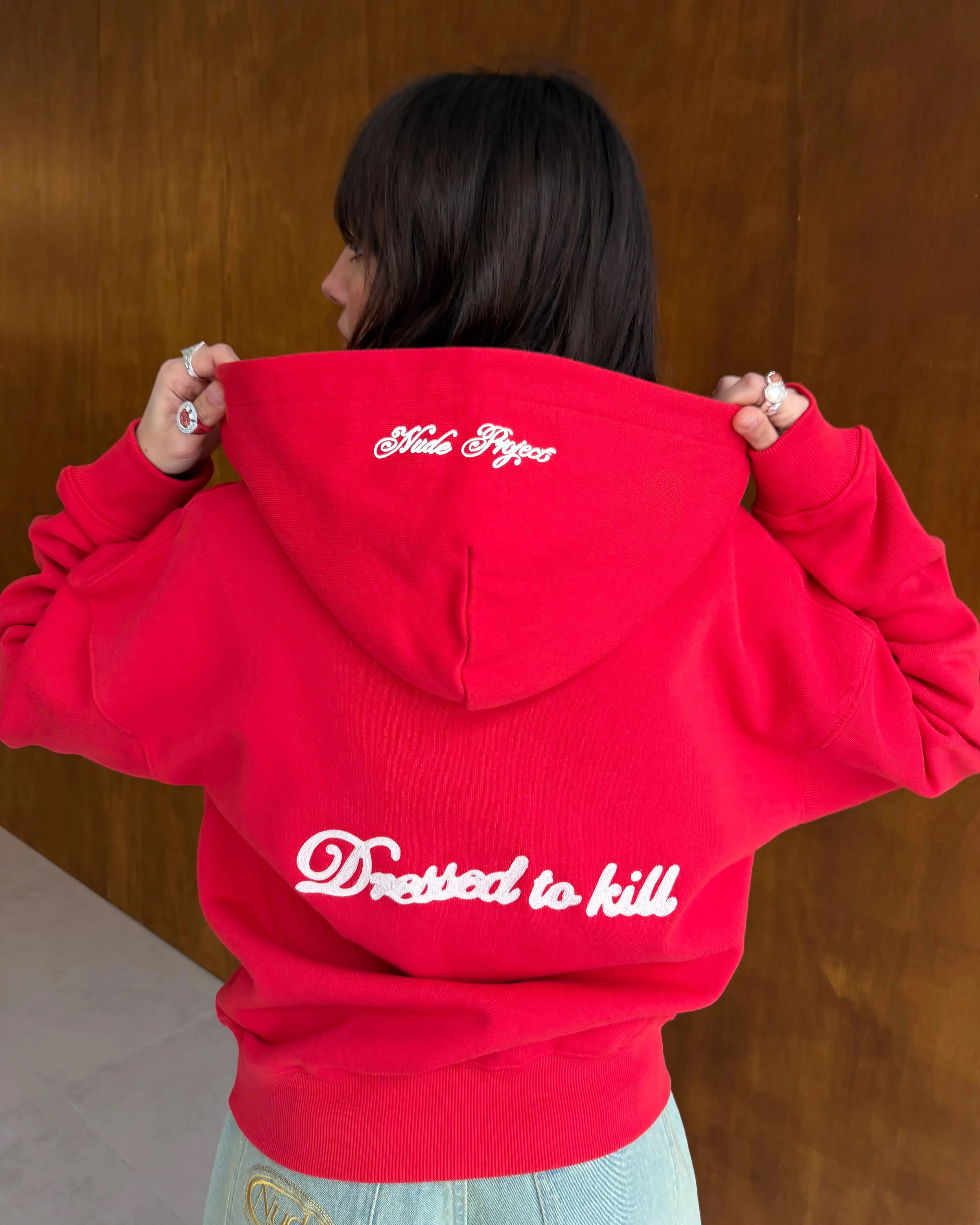 Kill Bill Zip-Up Hoodie Red sold by Nude Project product image thumbnail 5