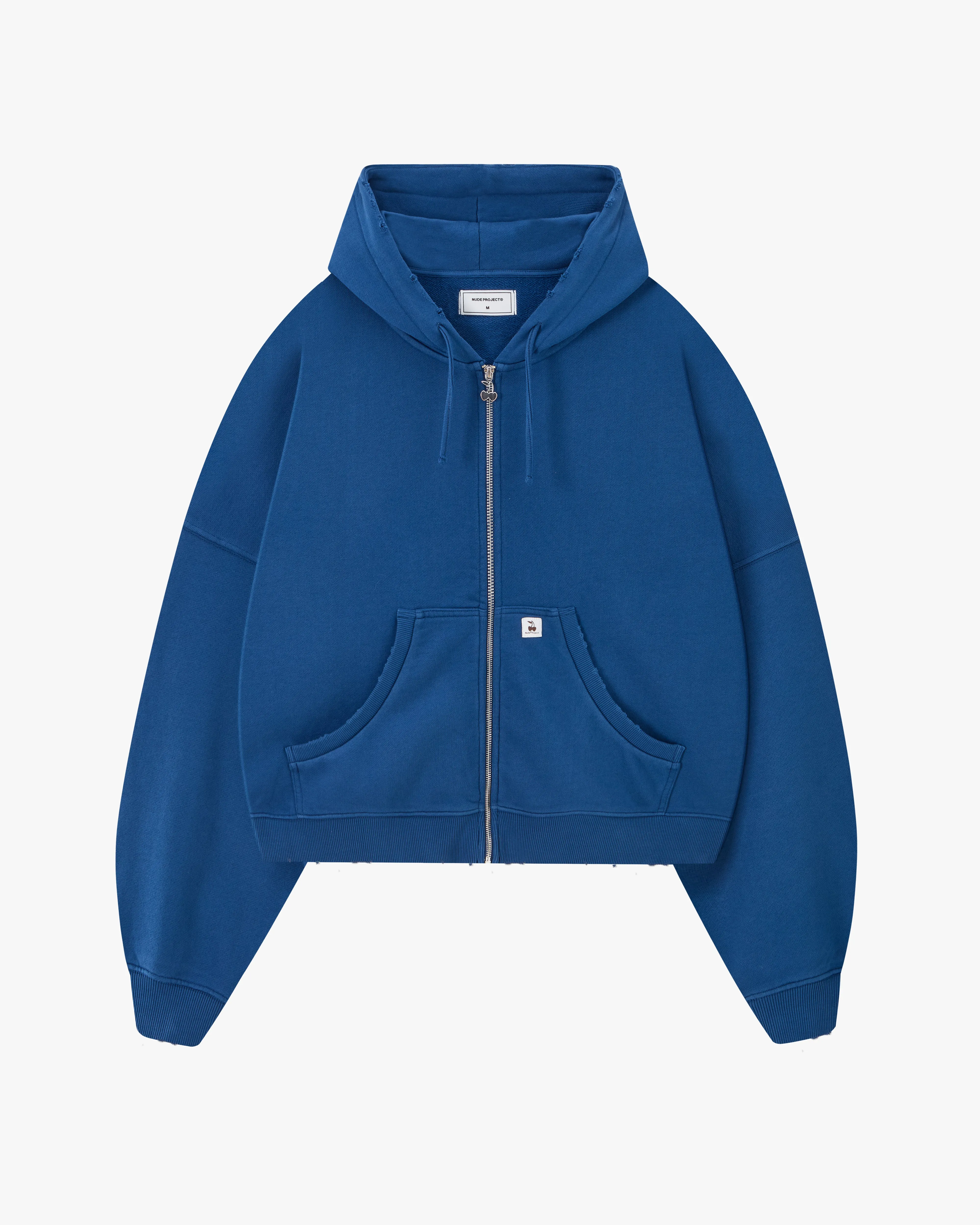 Script Zip-Up Hoodie Blue sold by Nude Project product image thumbnail 3
