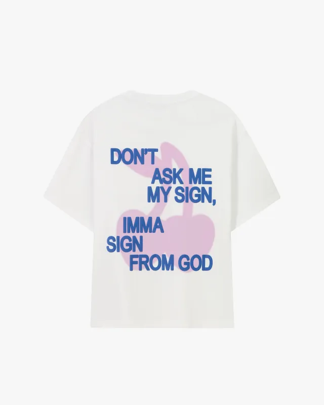 Ladder Tee Off-White sold by Nude Project