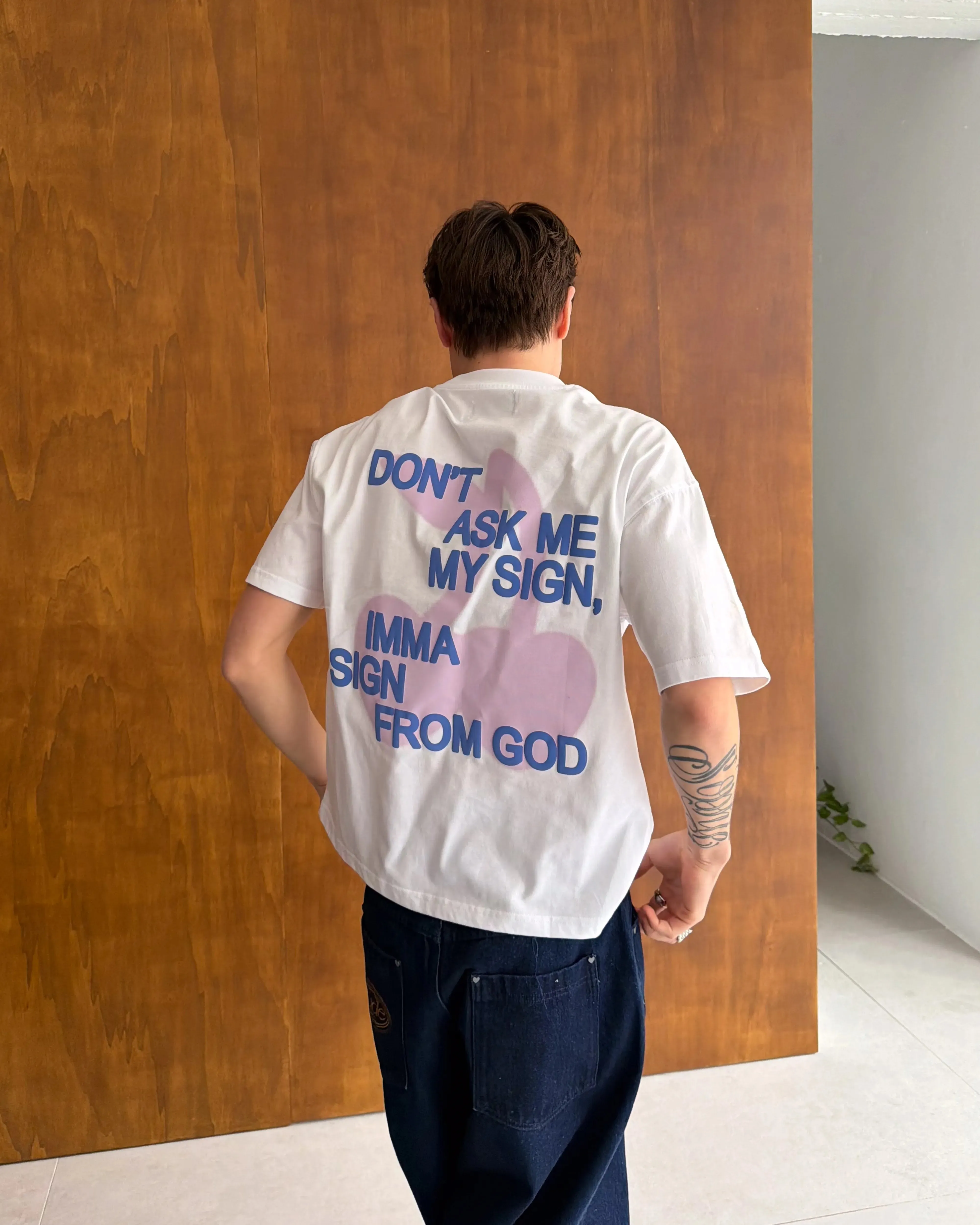 Ladder Tee Off-White sold by Nude Project product image thumbnail 3