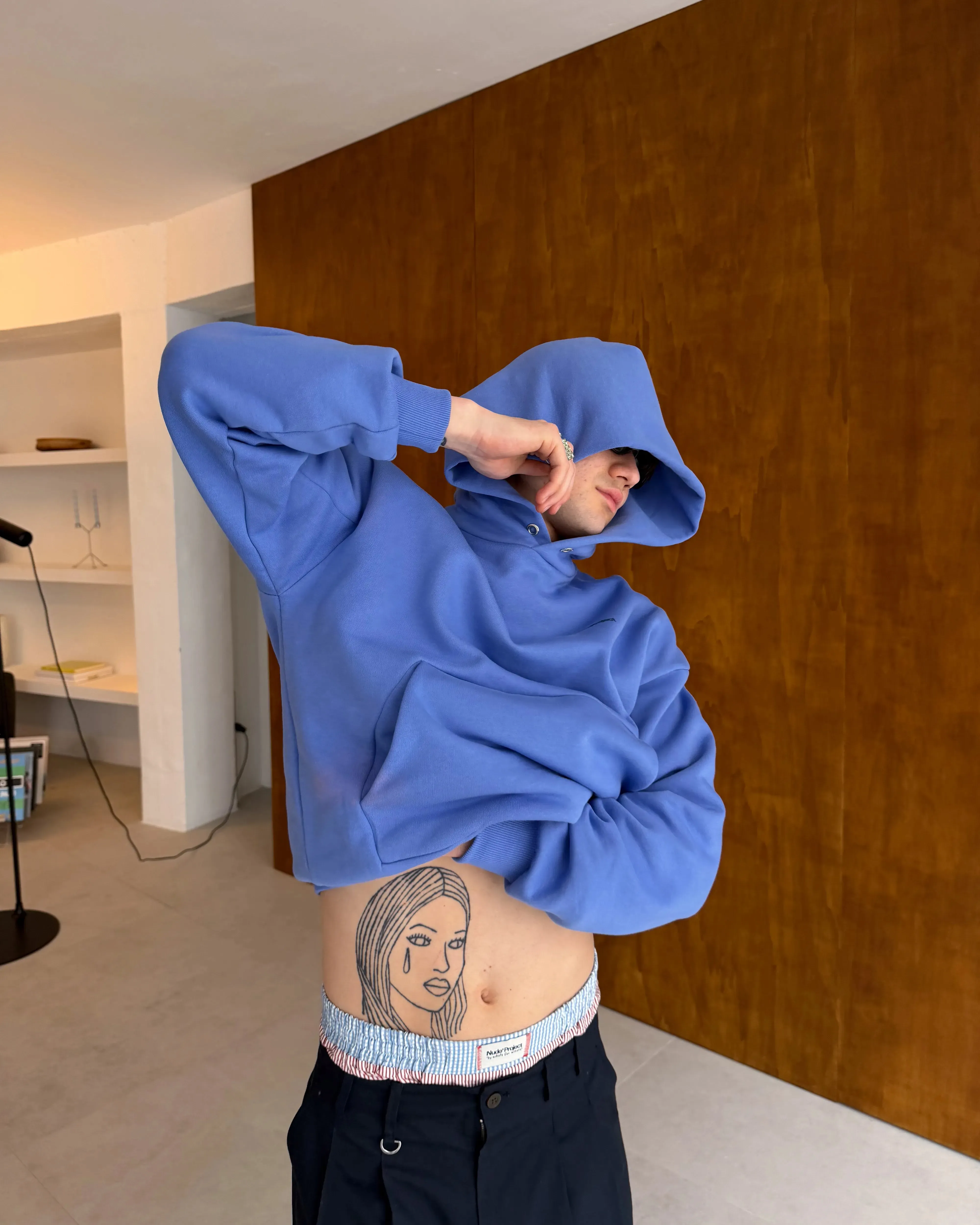Origins Hoodie Blue sold by Nude Project product image thumbnail 5