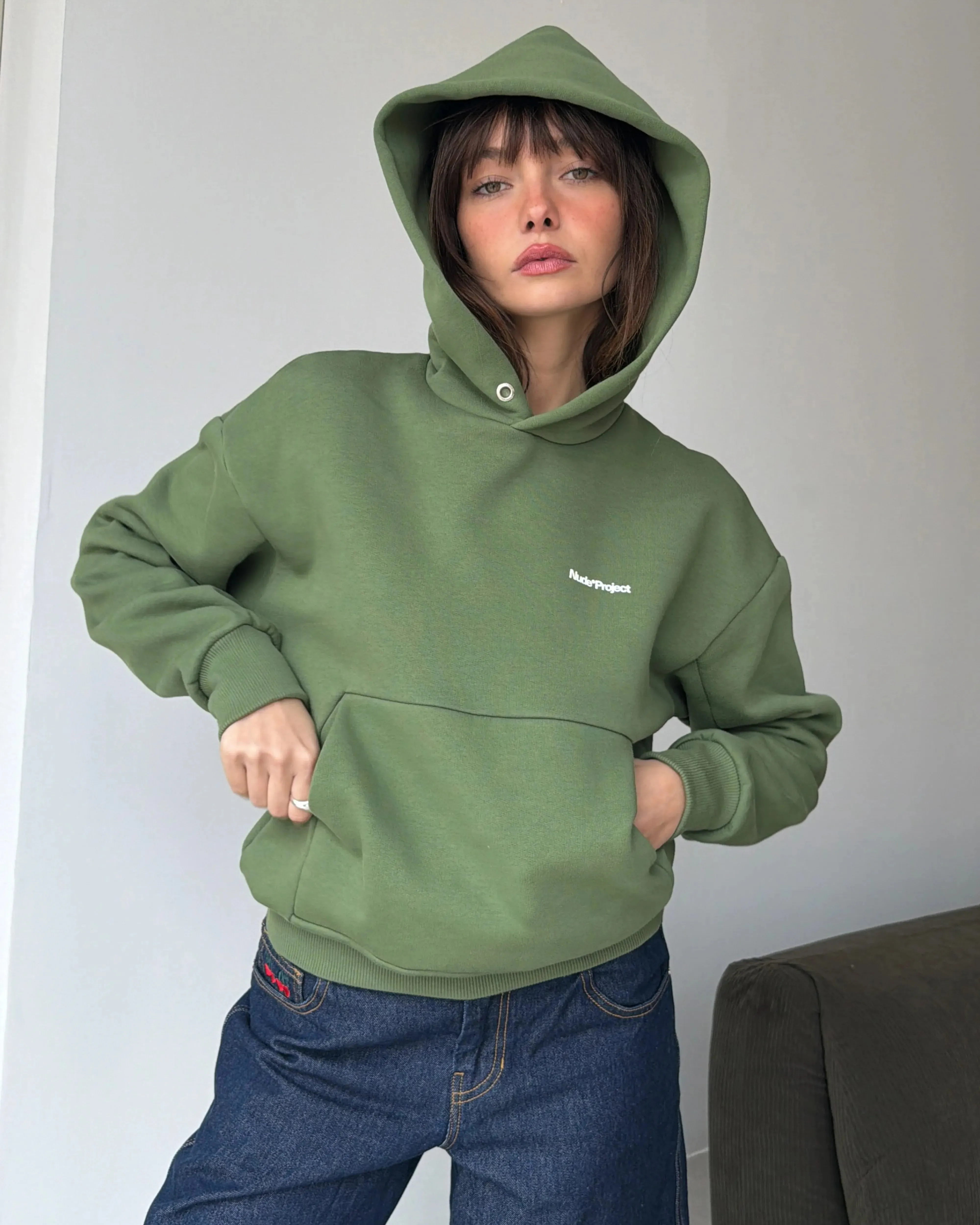 Origins Hoodie Green sold by Nude Project product image thumbnail 5