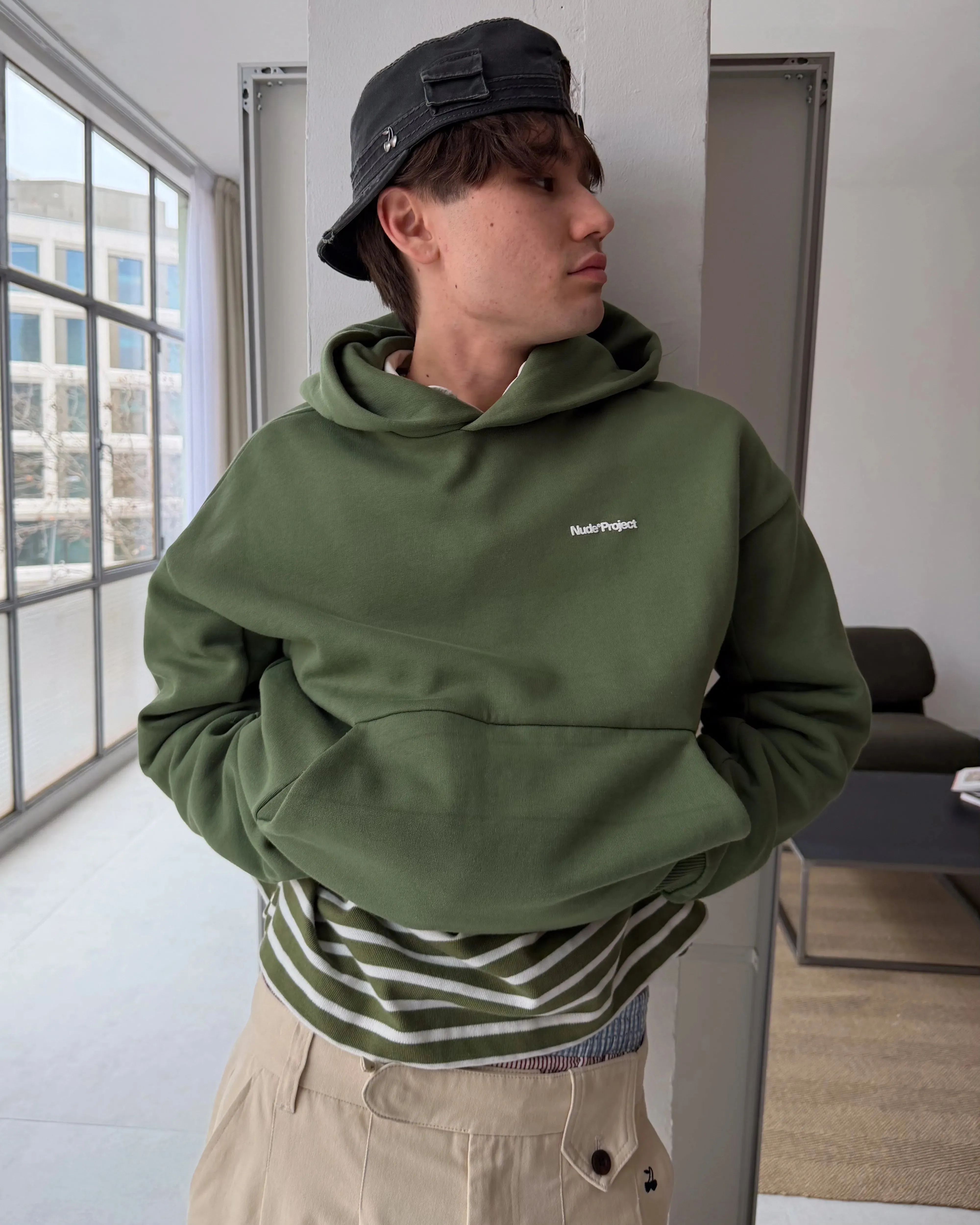 Origins Hoodie Green sold by Nude Project product image thumbnail 2