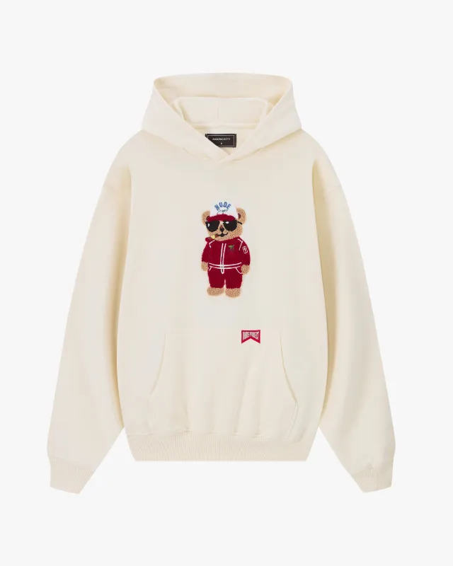 Turbo Ted Hoodie Marshmallow sold by Nude Project