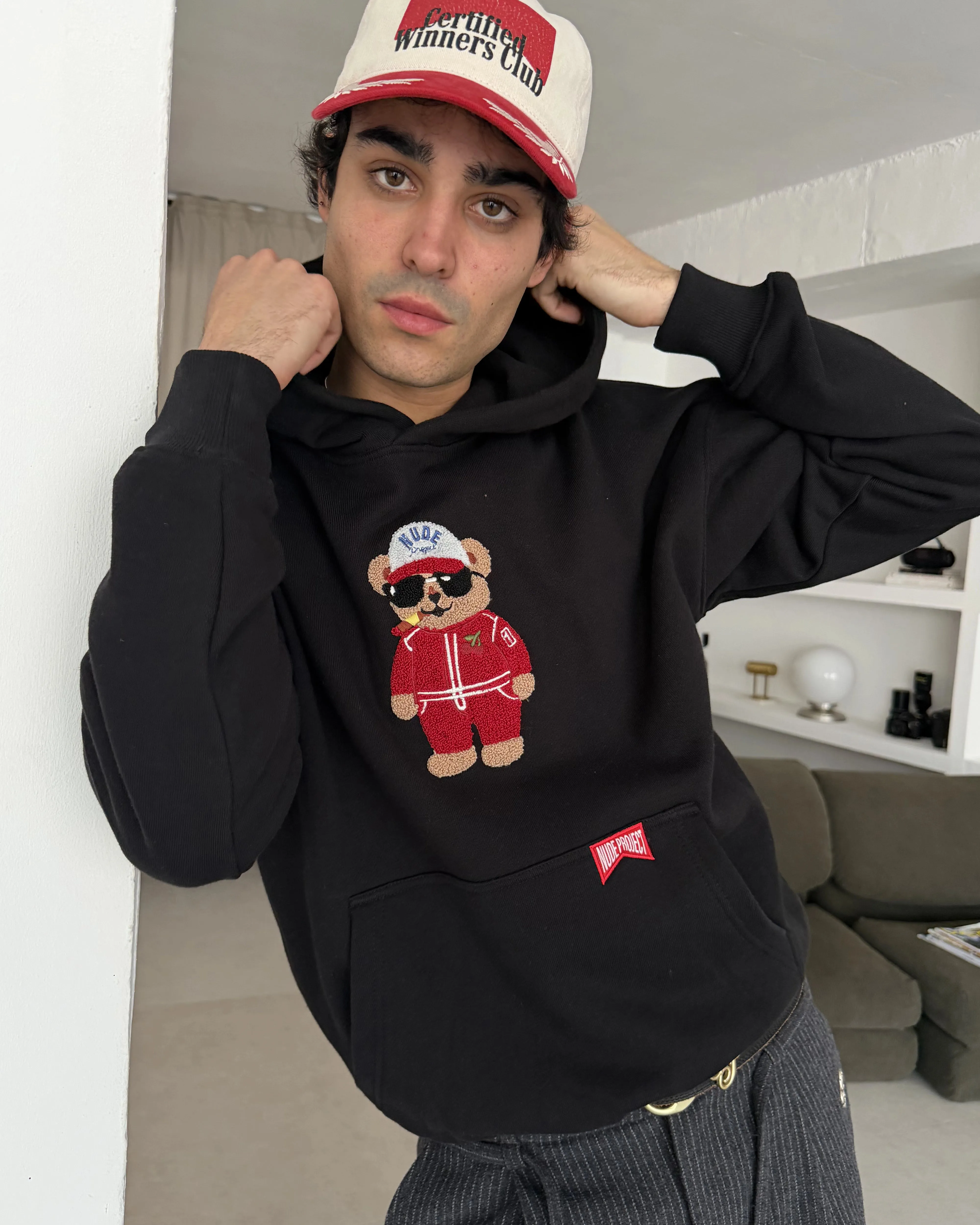 Turbo Ted Hoodie Black sold by Nude Project product image thumbnail 3