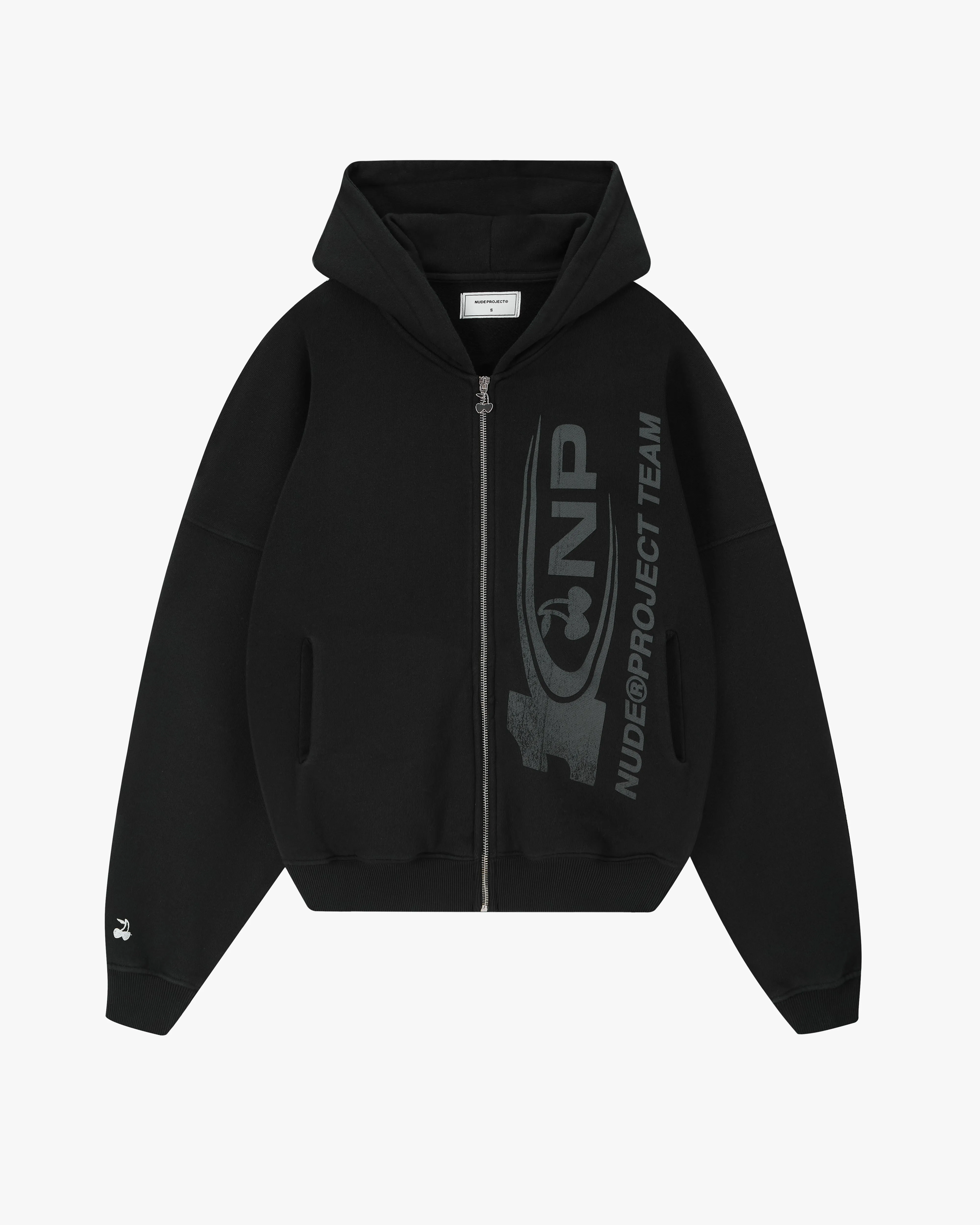Ayrton Zip-Up Hoodie Black sold by Nude Project product image thumbnail 2