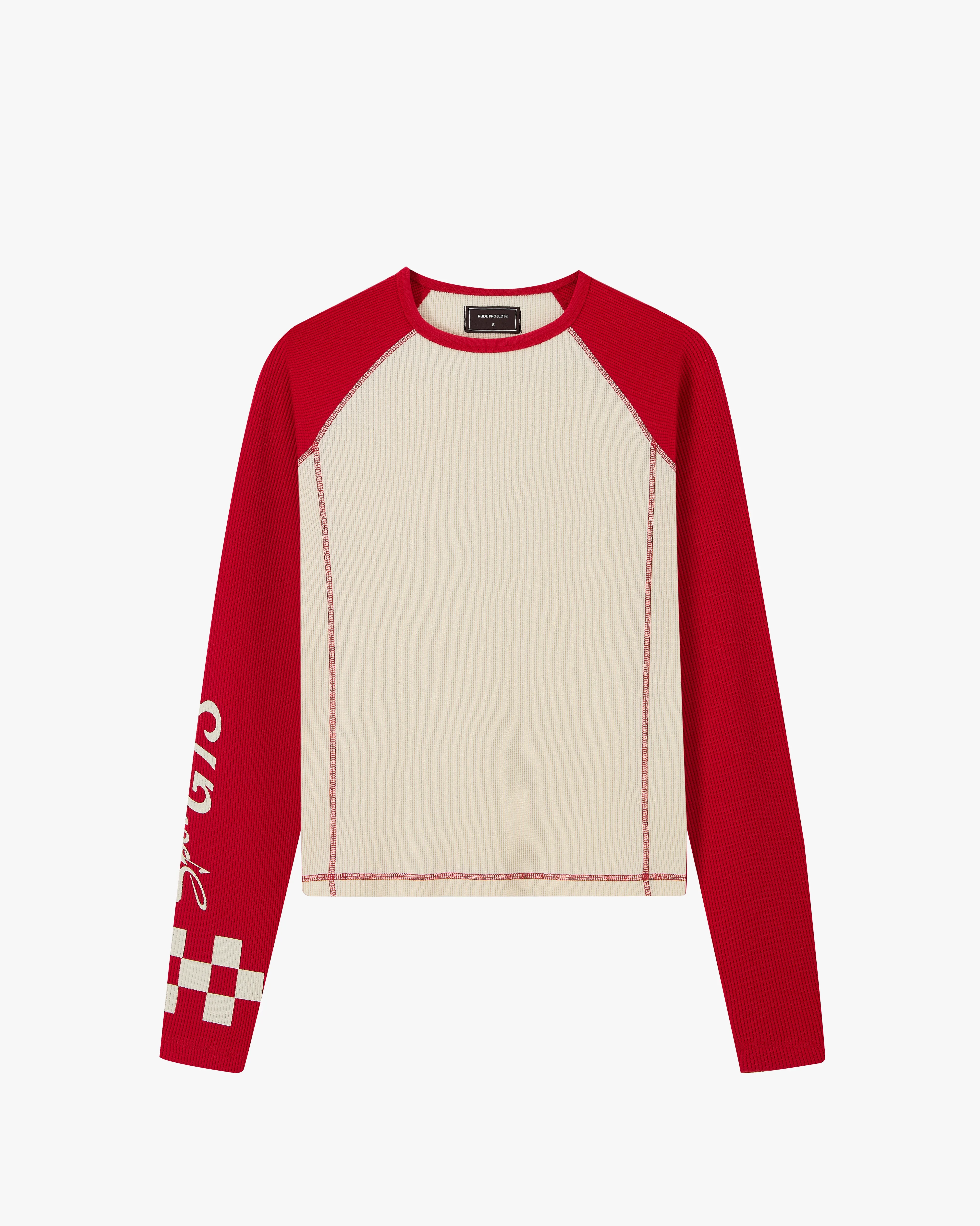 Slim Waffle Long-Sleeve Tee sold by Nude Project