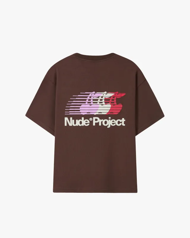 Speed Tee Brown made by Nude Project