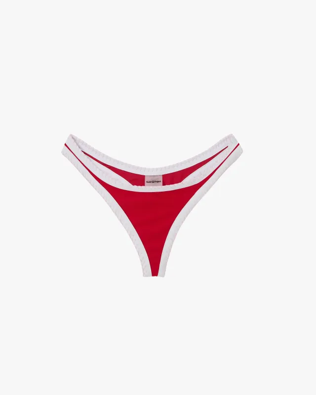 Coralite Bikini Bottom Red made by Nude Project