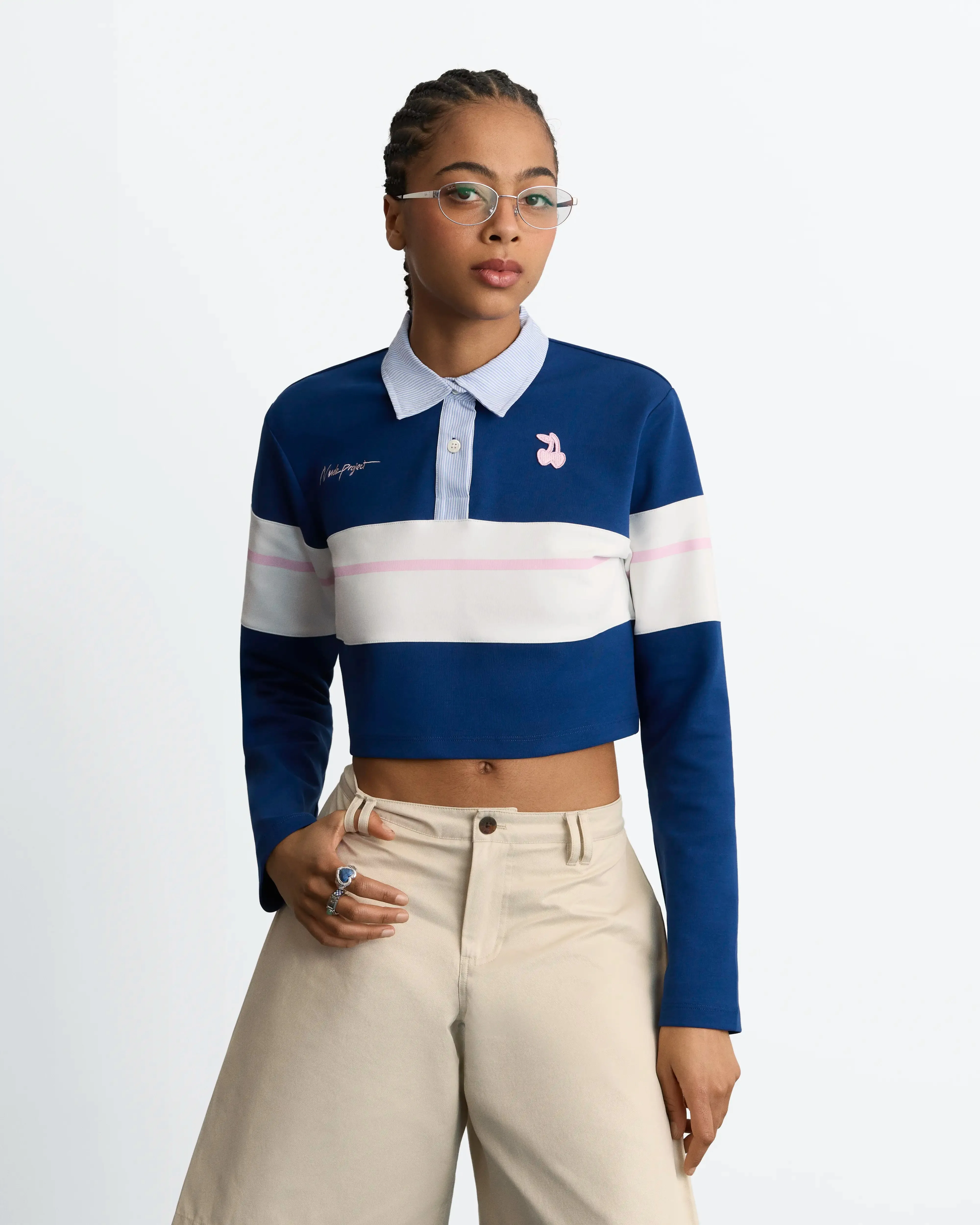 Hingis Cropped Polo sold by Nude Project