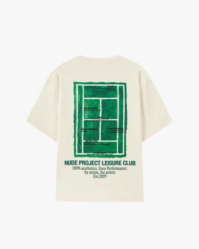 Court Tee Ivory made by Nude Project