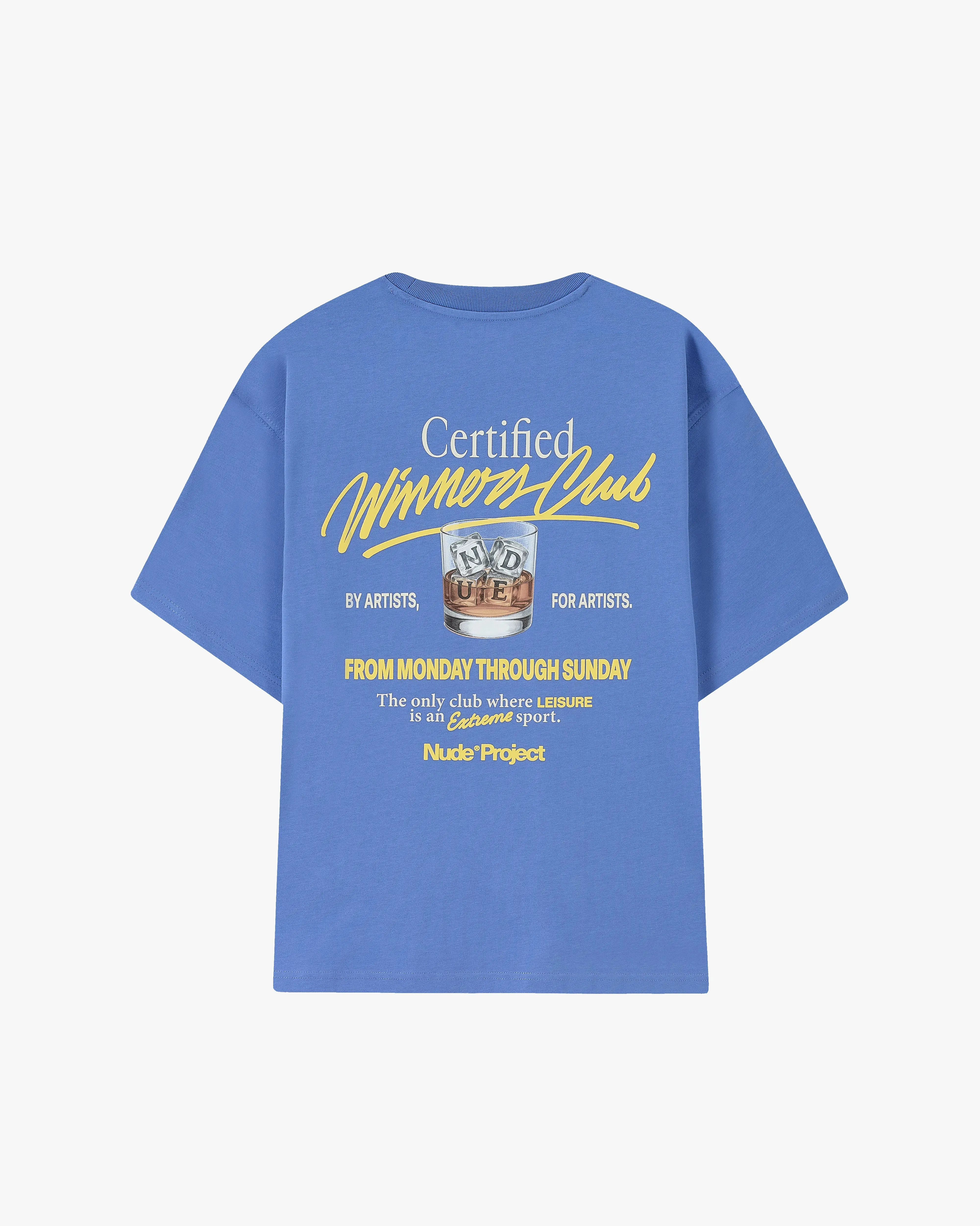 Winners Club Tee Blue sold by Nude Project
