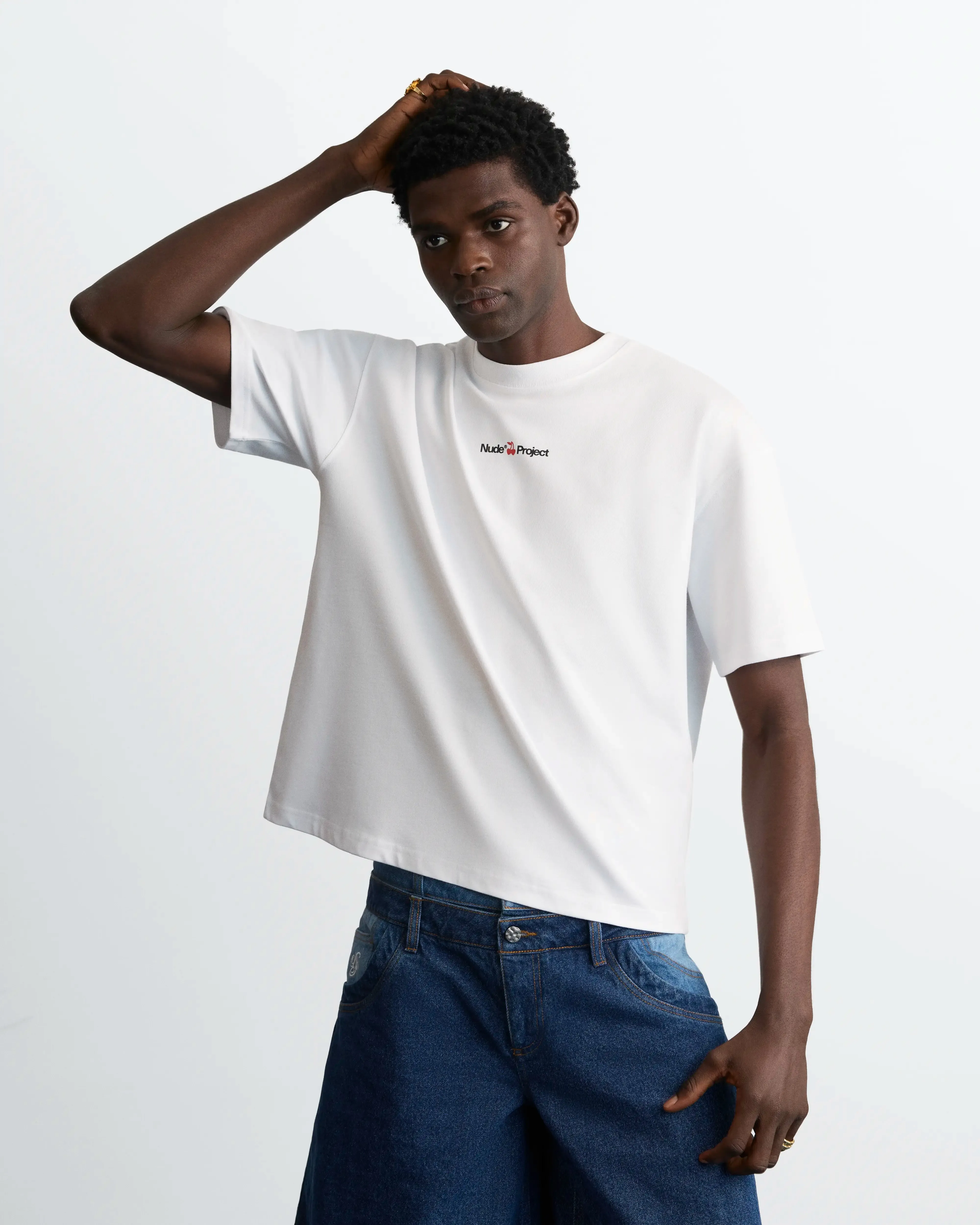 Brixton Tee White sold by Nude Project product image thumbnail 5
