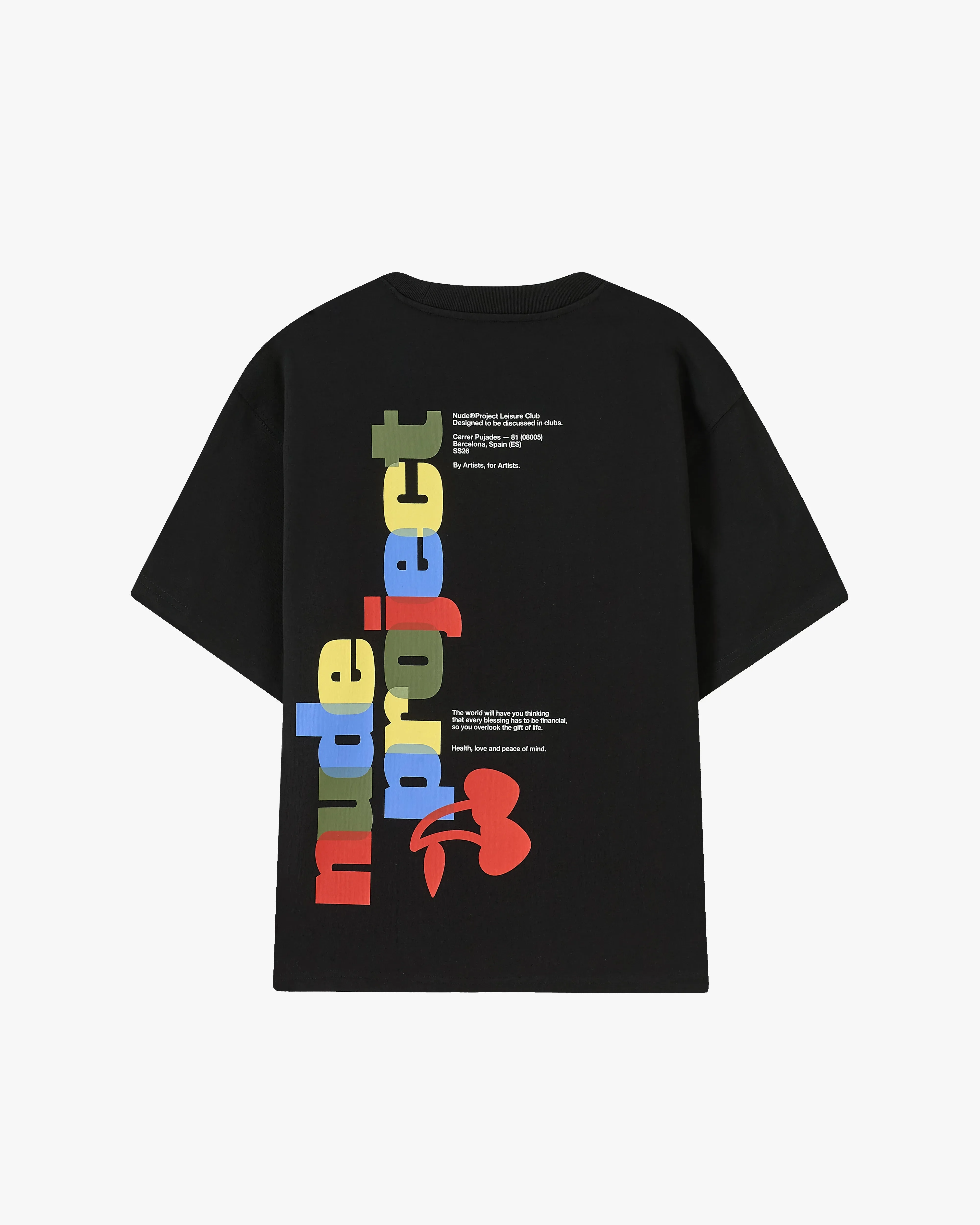 Brixton Tee Black sold by Nude Project