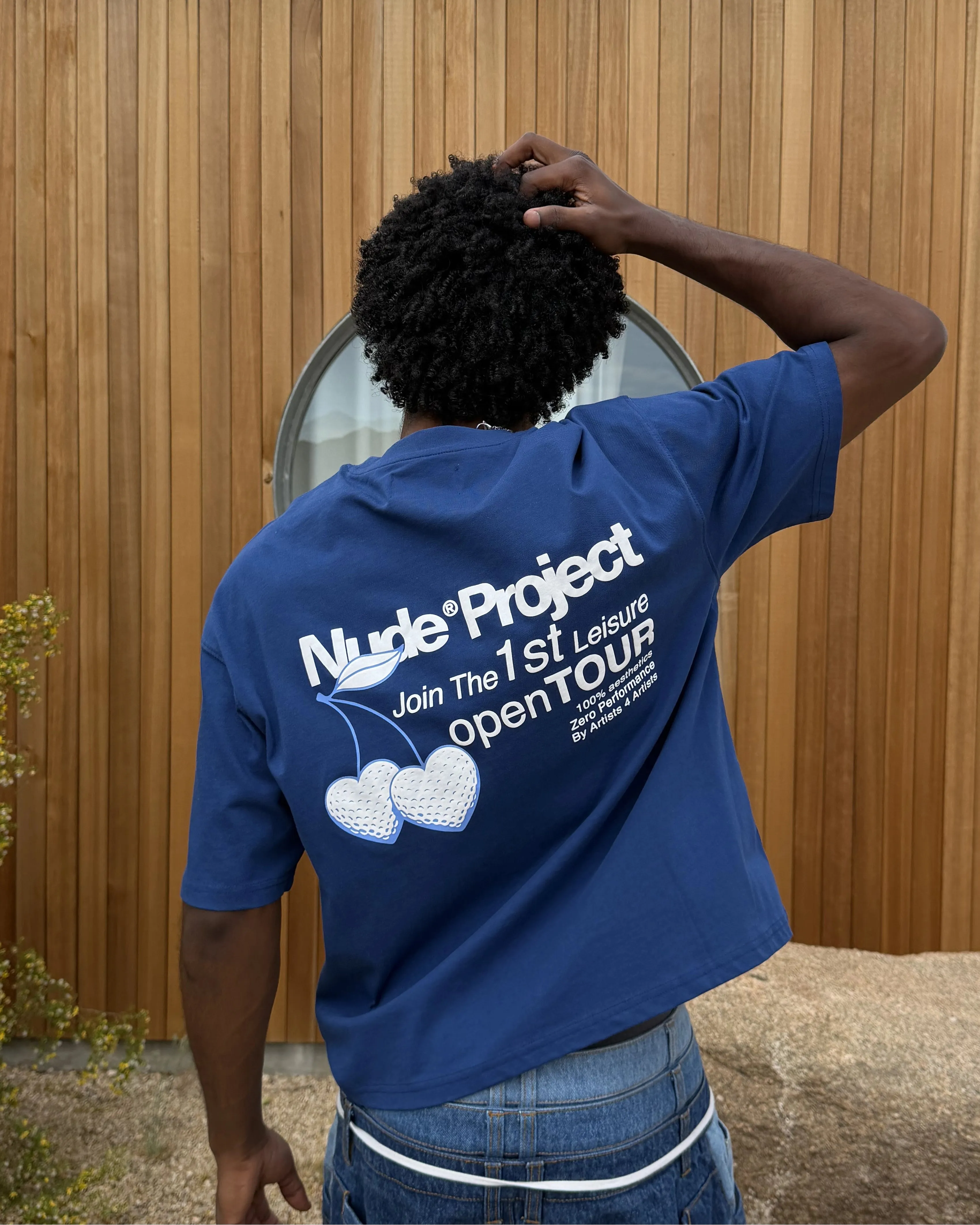 Leisure Tour Tee Navy sold by Nude Project product image thumbnail 2