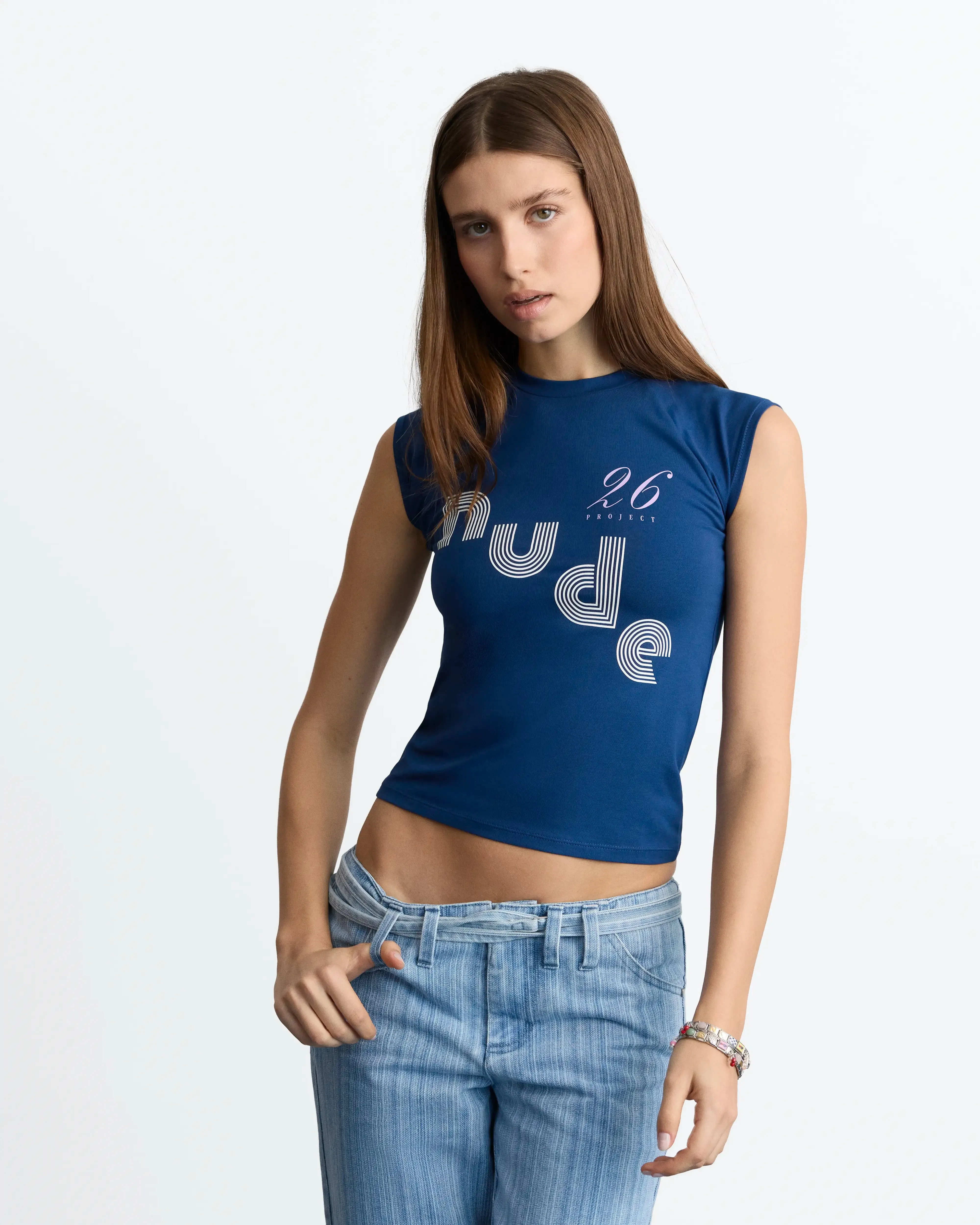 Privé Top Navy sold by Nude Project product image thumbnail 3