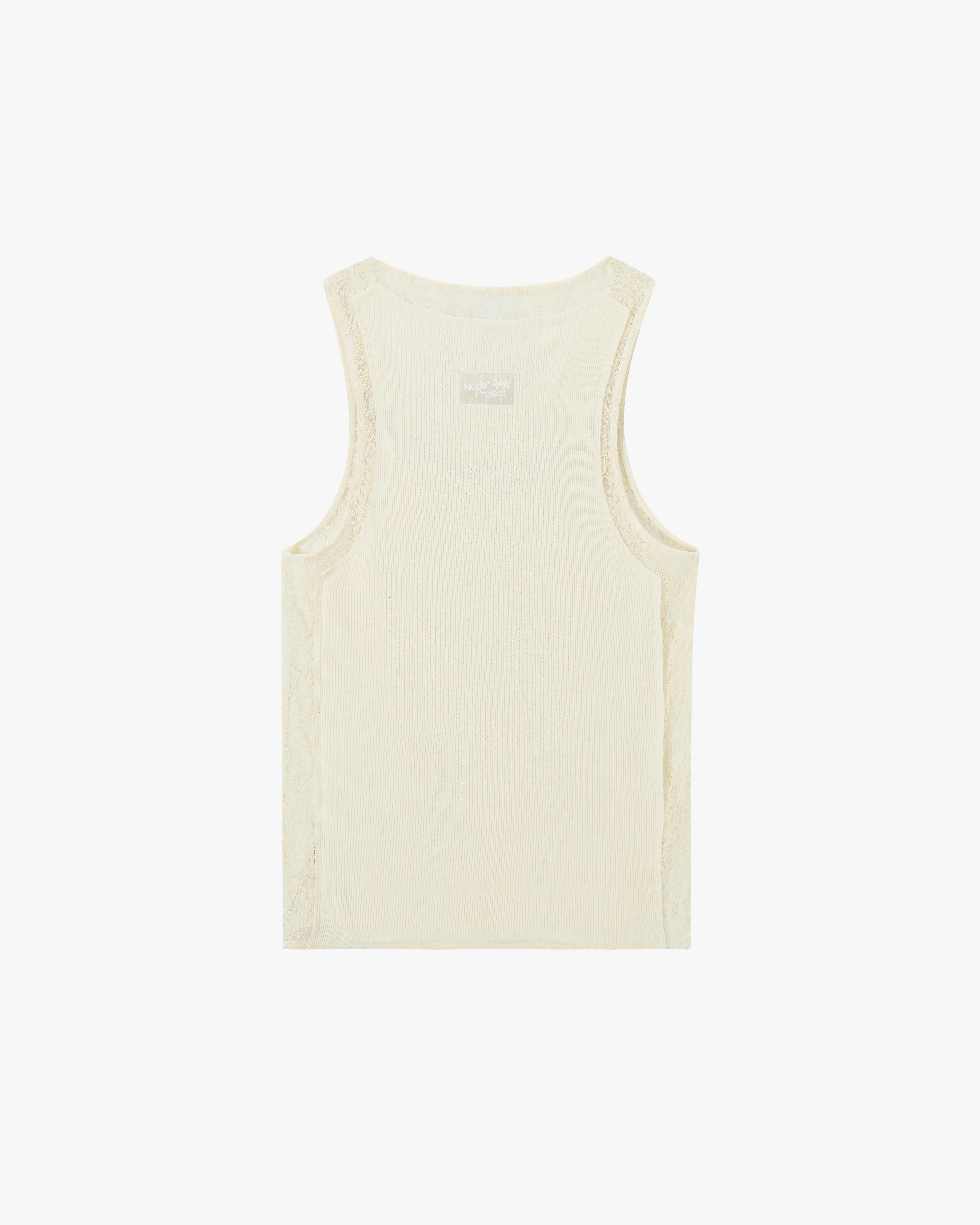 Cady Tank Top Ivory sold by Nude Project product image thumbnail 3