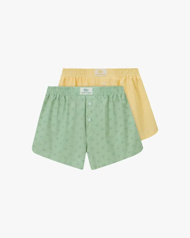 Embroidered Boxers 2xPack made by Nude Project