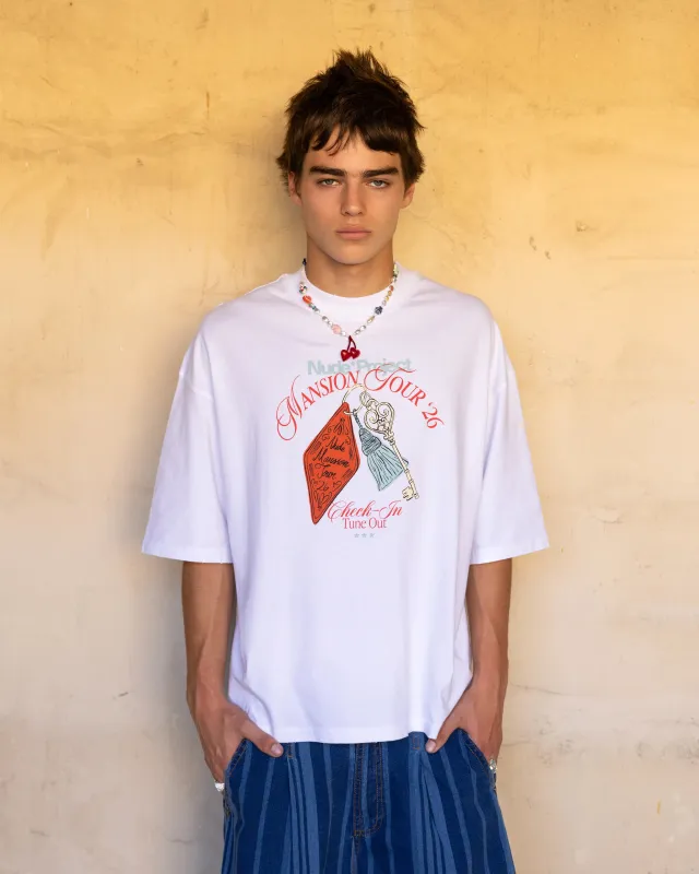 Mansion Key Tee White made by Nude Project