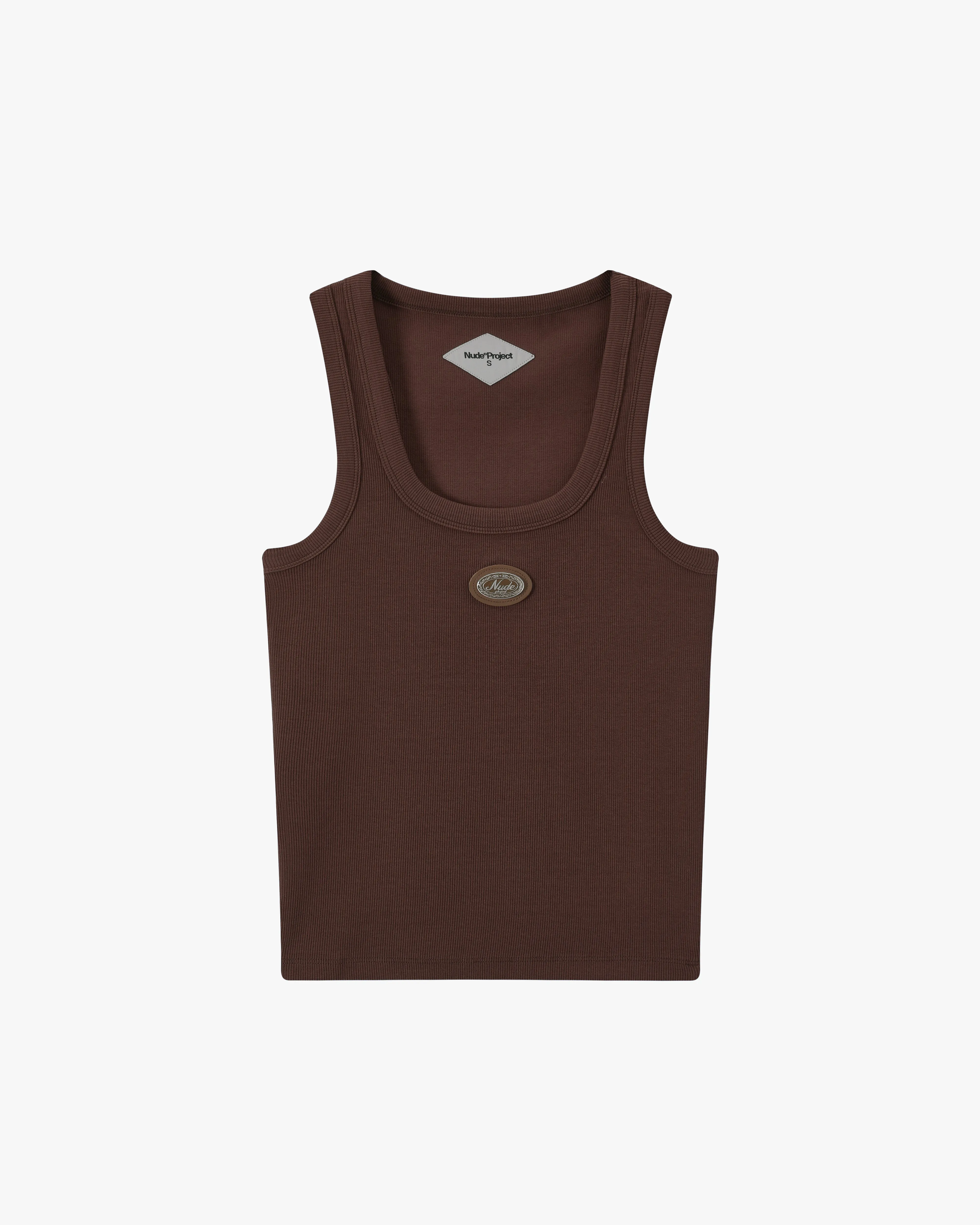 Sophisticated Pleasure Tank Top Chocolate sold by Nude Project product image thumbnail 2